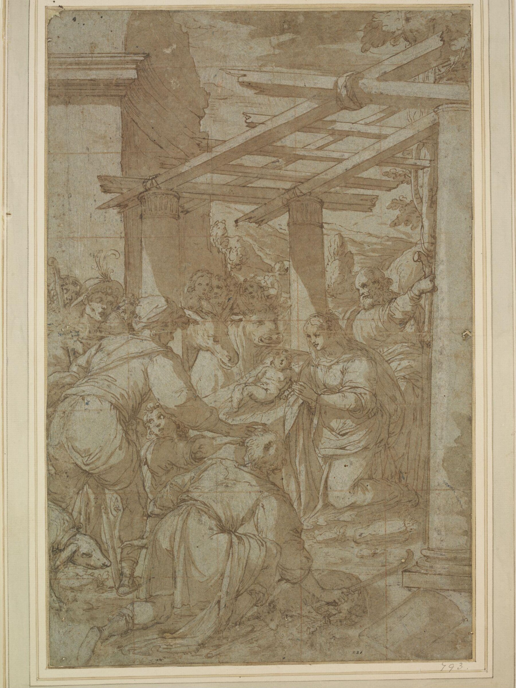Adoration of the Shepherds, Jacopo Bassano il Vecchio, ca.1530-1592