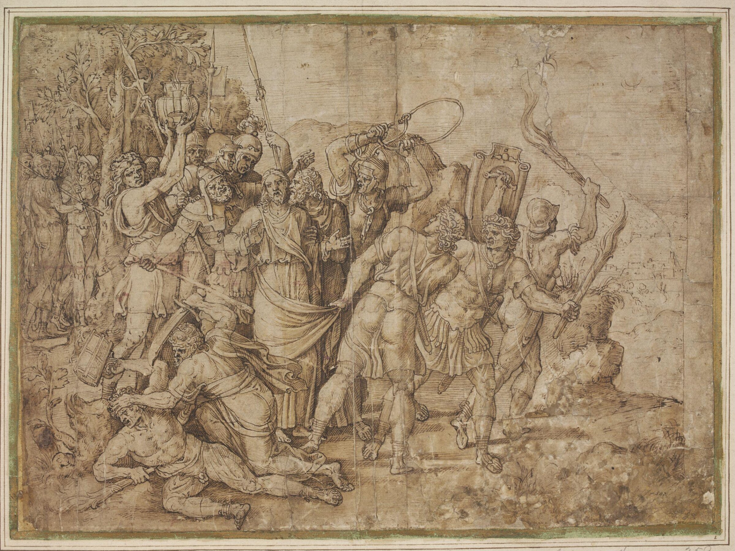 The Arrest of Christ in the Garden of Gethsemane, Lambert Lombard, ca. 1559