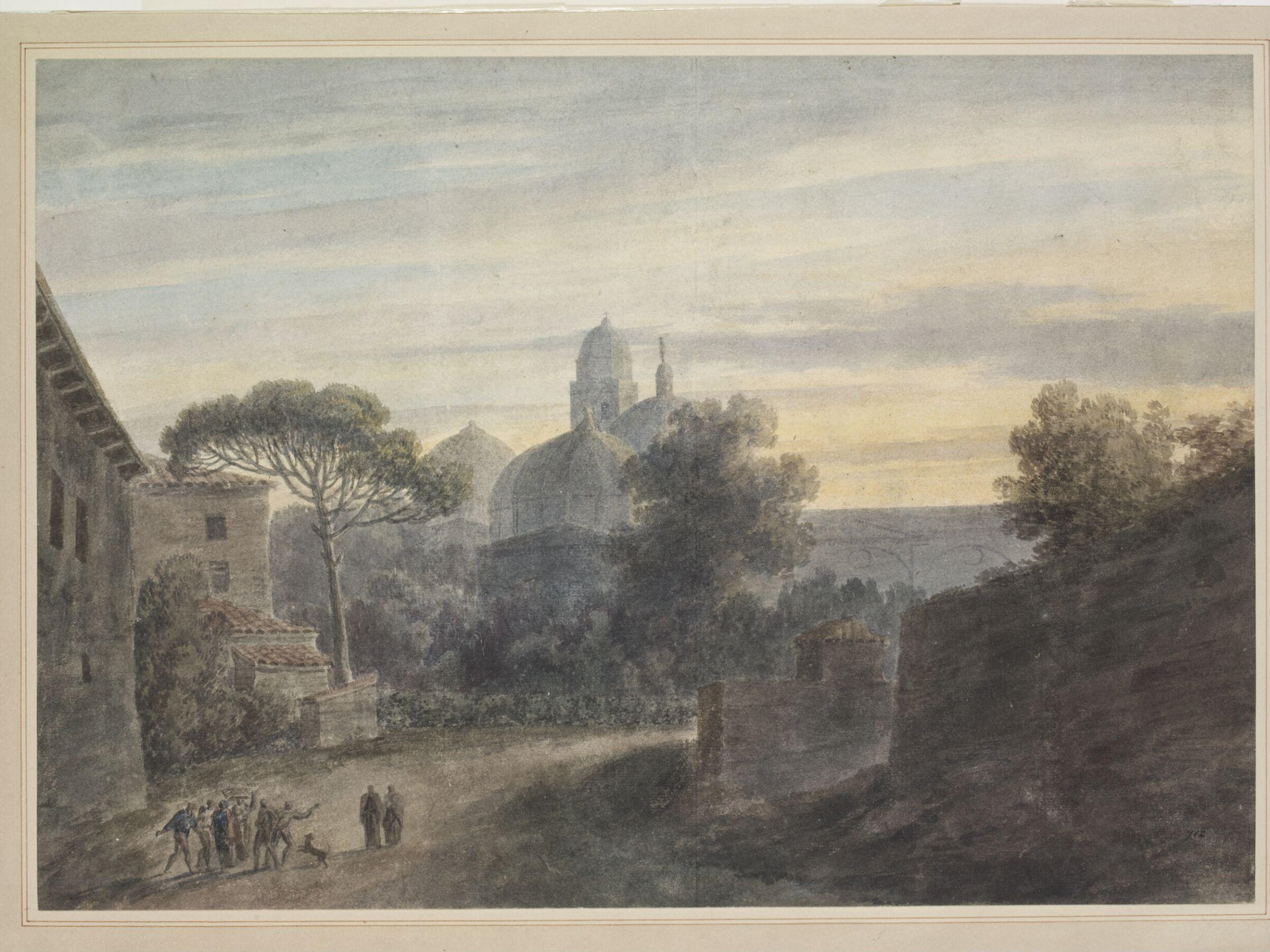 Sta. Giustina at Padua, John Robert Cozens, second half of 18th century