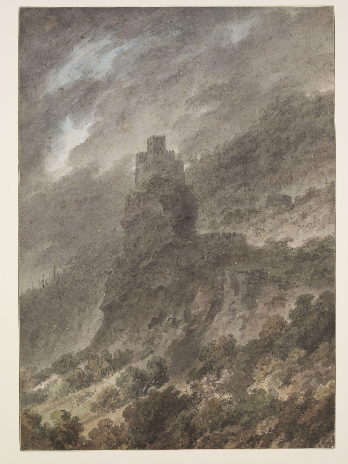 Watercolour, John Robert Cozens, second half of 18th century