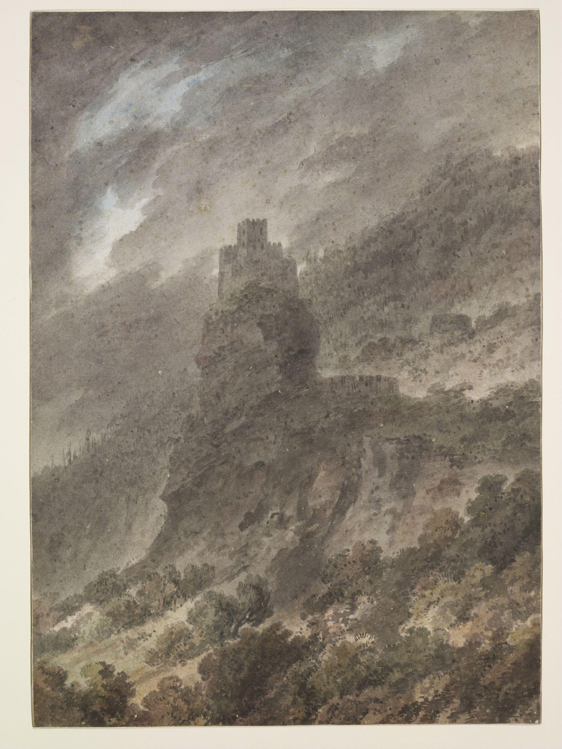 Watercolour, John Robert Cozens, second half of 18th century