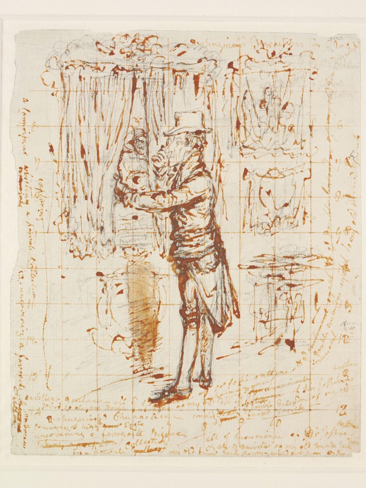 Drawing, James Gillray, 1807
