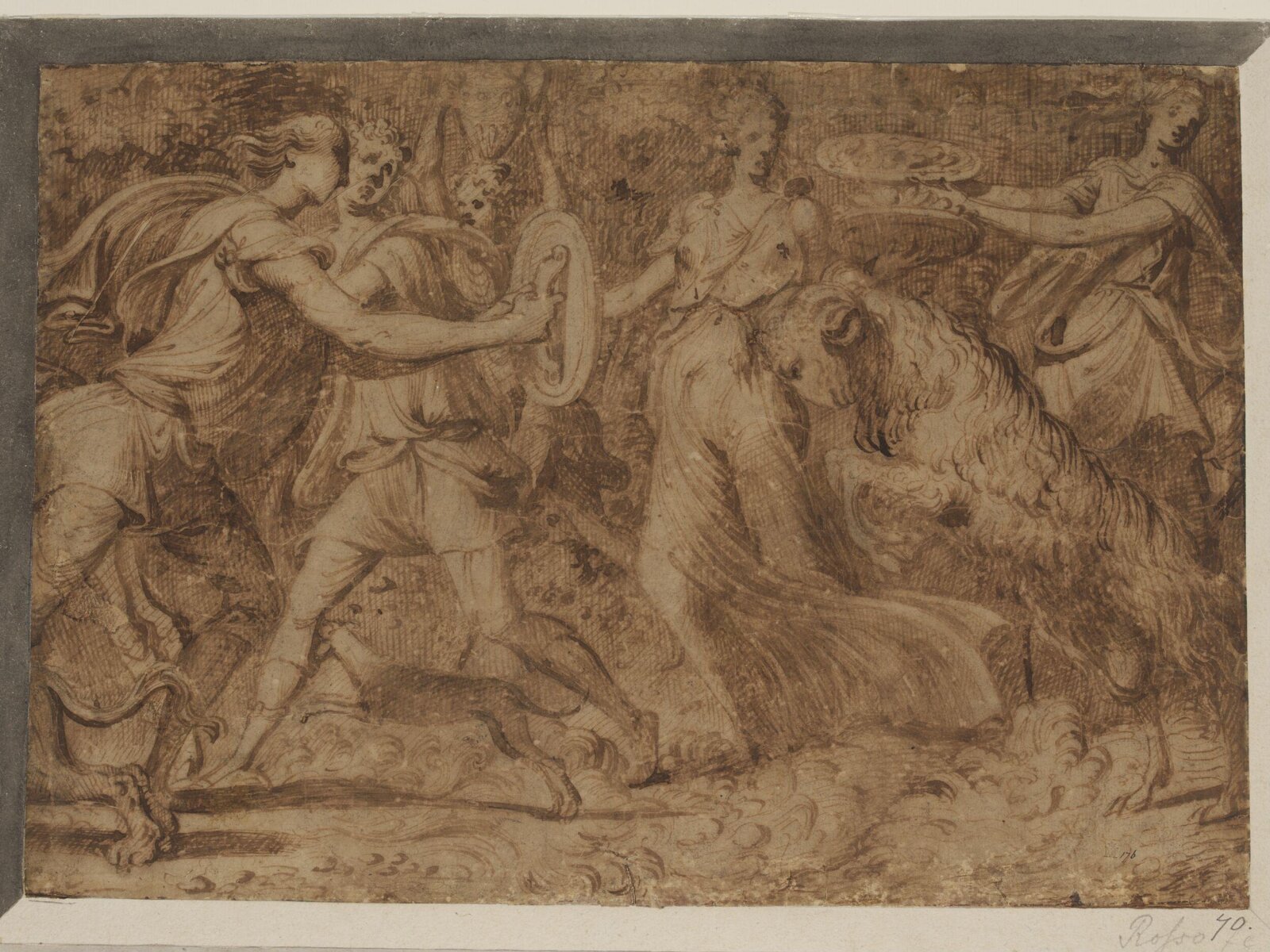 Drawing, Rosso Fiorentino, first half of 16th century
