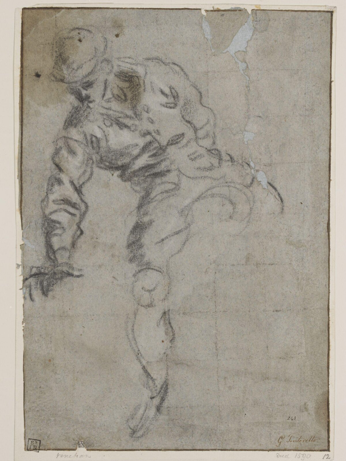 Drawing, Jacopo Tintoretto, ca.1540-1594