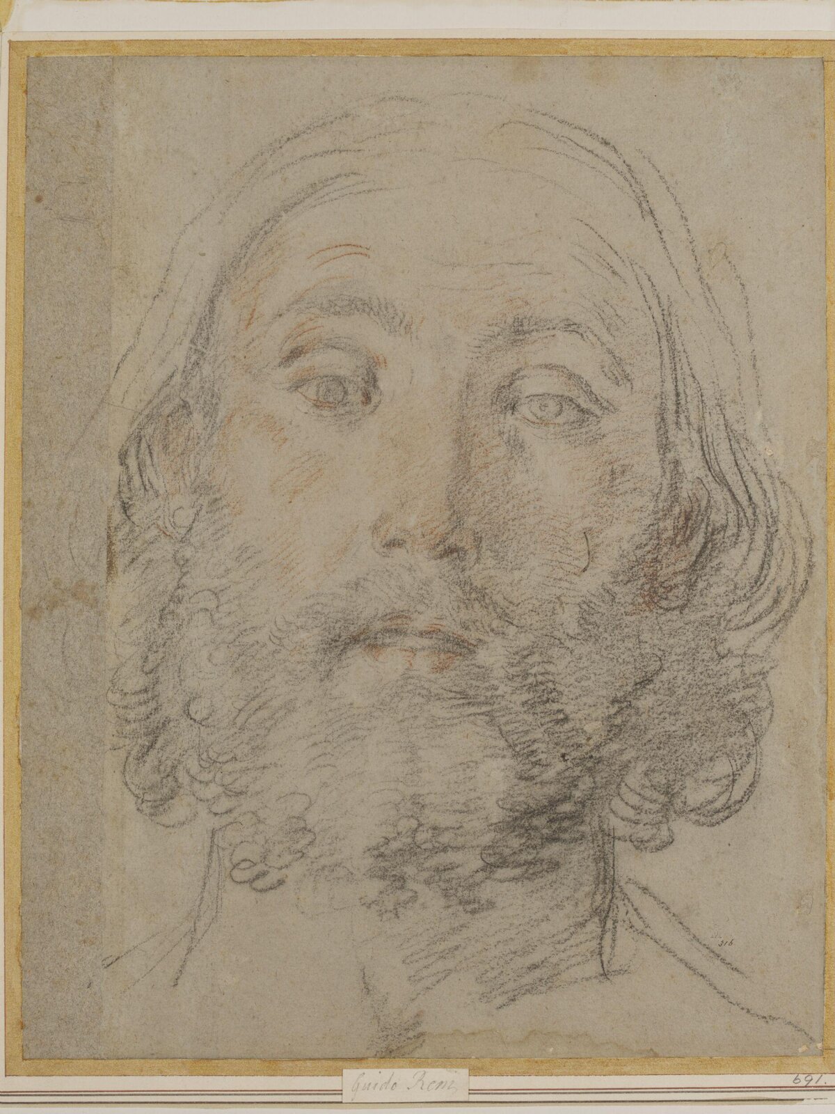 Drawing, Guido Reni, 16th - 17th century