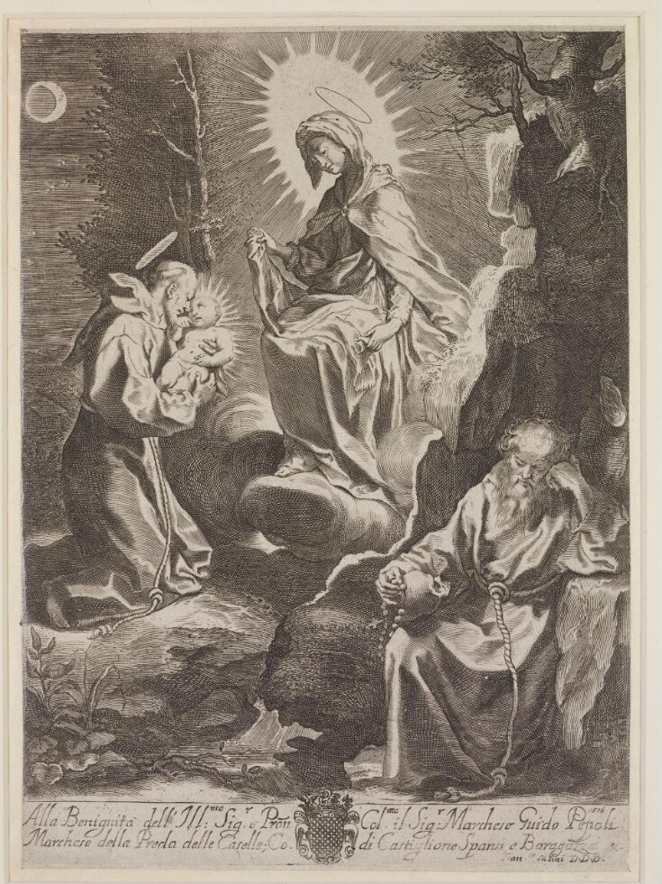 St. Francis receiveing the Infant Christ from the Virgin top image