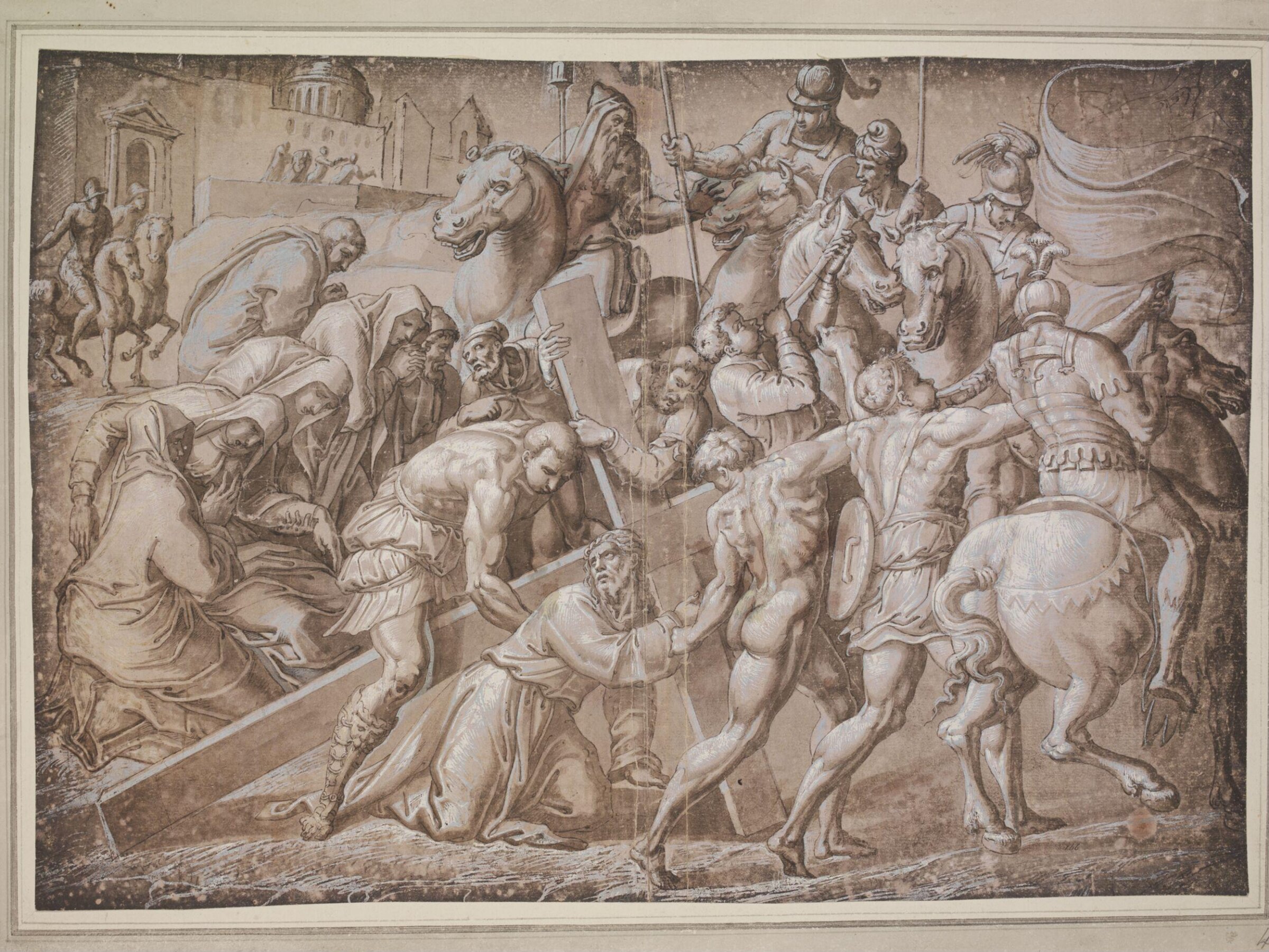Christ Bearing the Cross, Daniele Ricciarelli, ca. mid 16th century