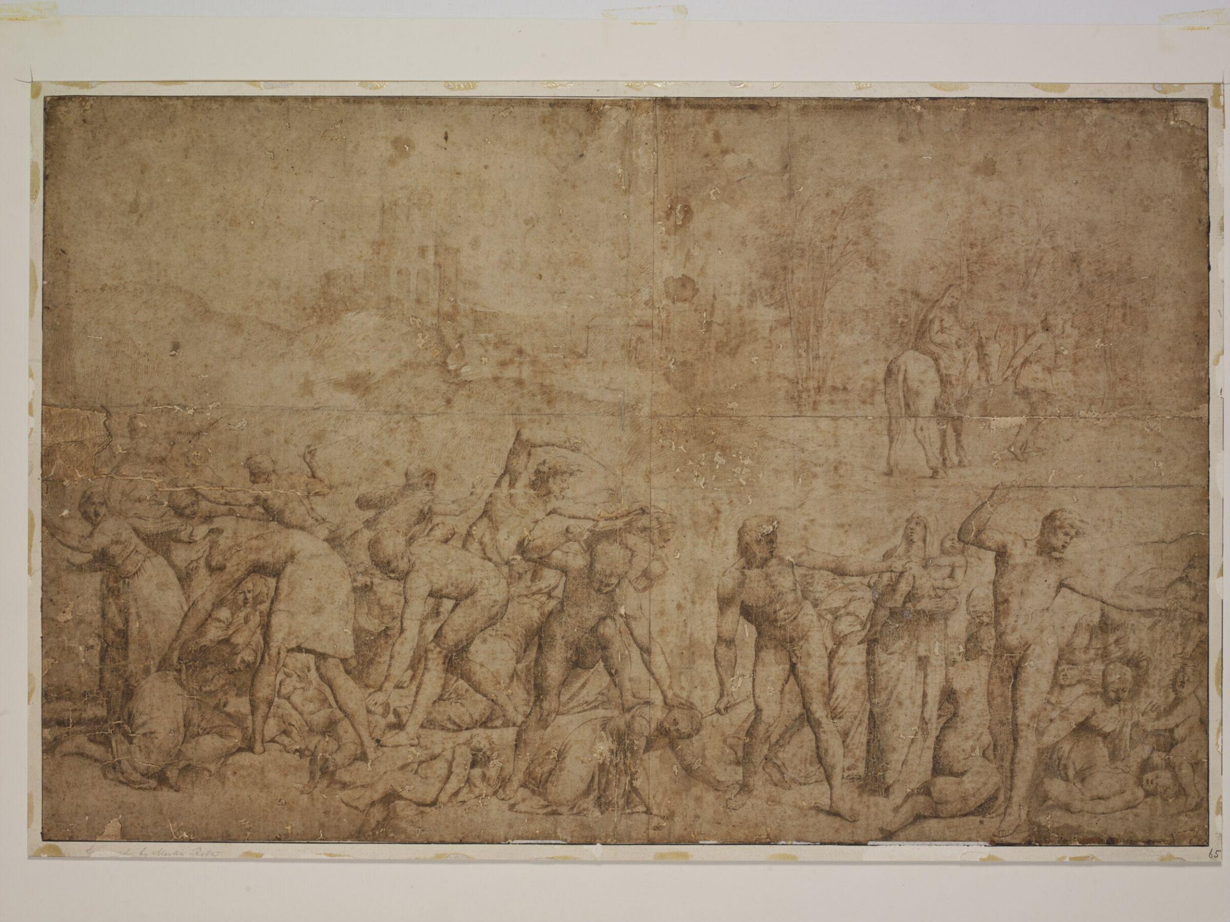 Massacre of the Innocents, Martino Rota, mid to late 16th century
