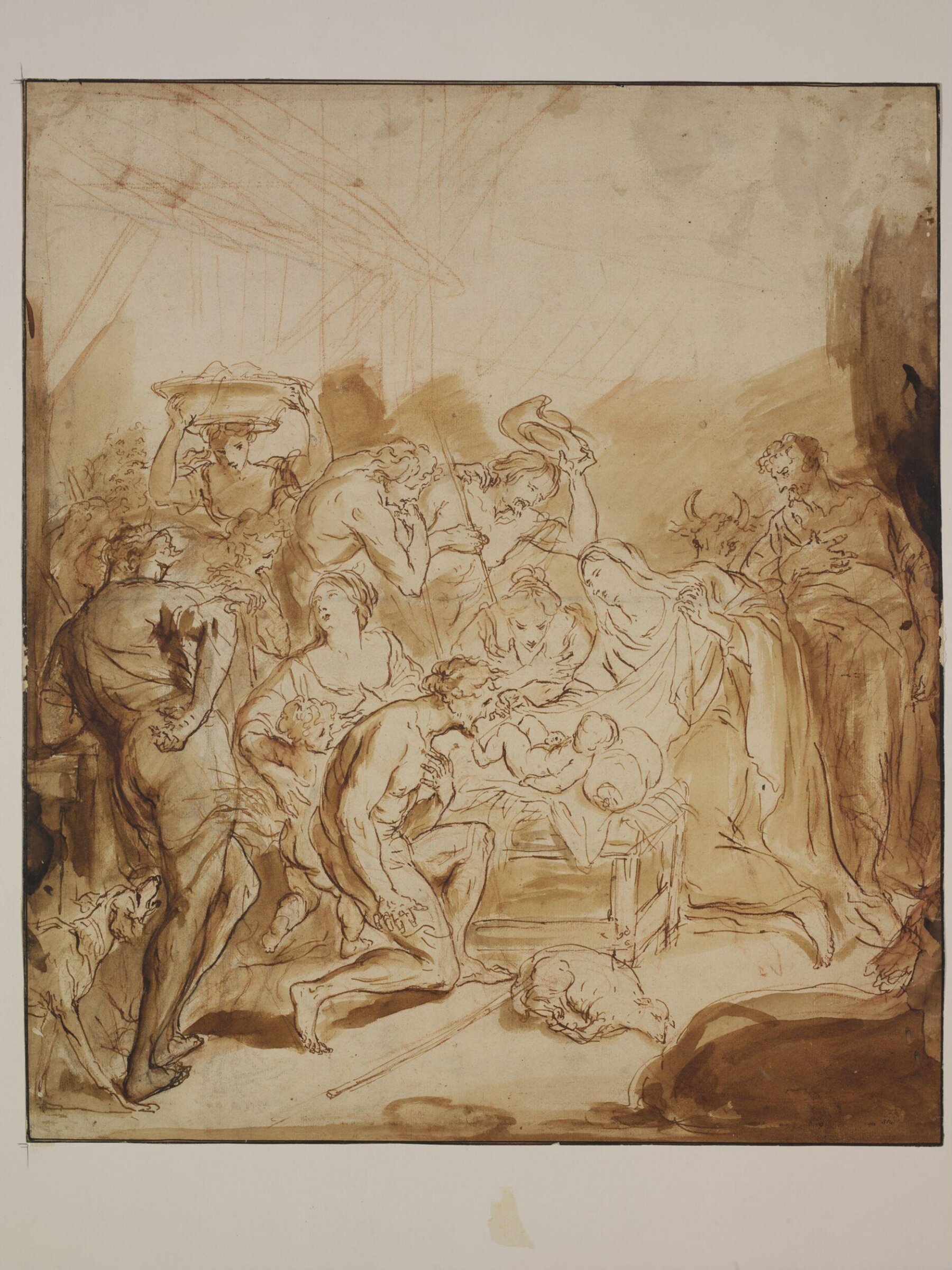Adoration of the Shepherds, Guercino, 16th - 17th century