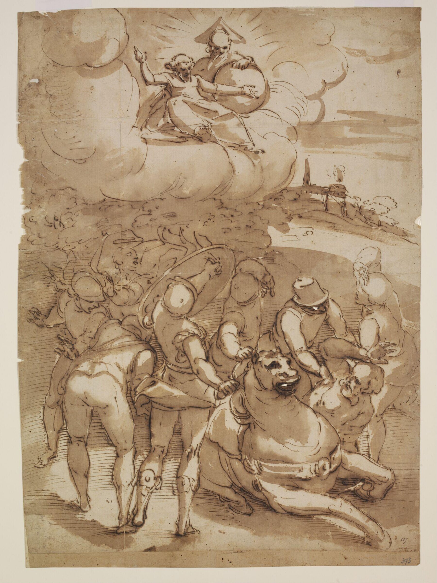 Conversion of Saul, Luca Cambiaso, ca. 1550-1585