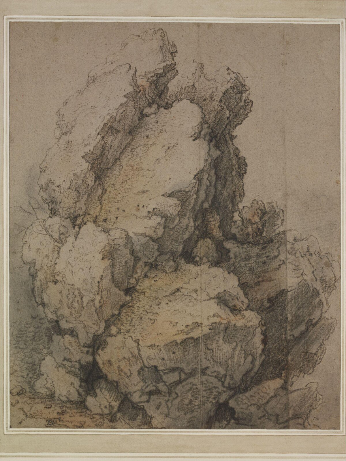 Study of Rocks, Roelandt Savery, ca.1606-1608