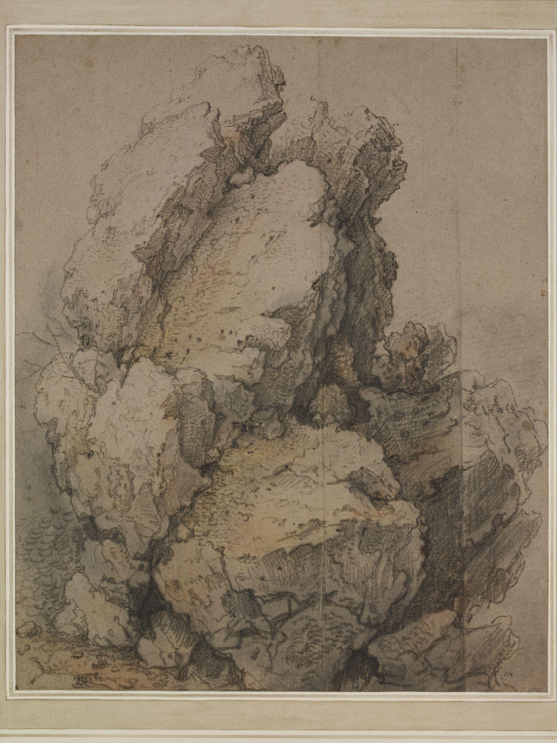 Study of Rocks, Roelandt Savery, ca.1606-1608