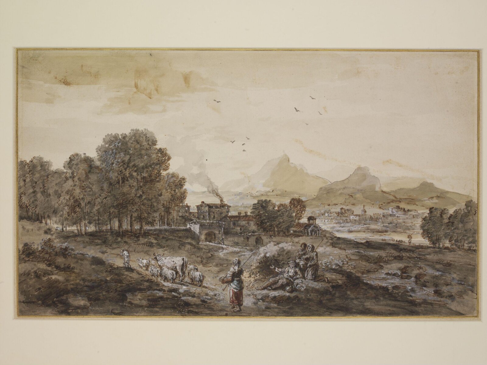 Drawing, Francesco Zuccarelli, 18th century