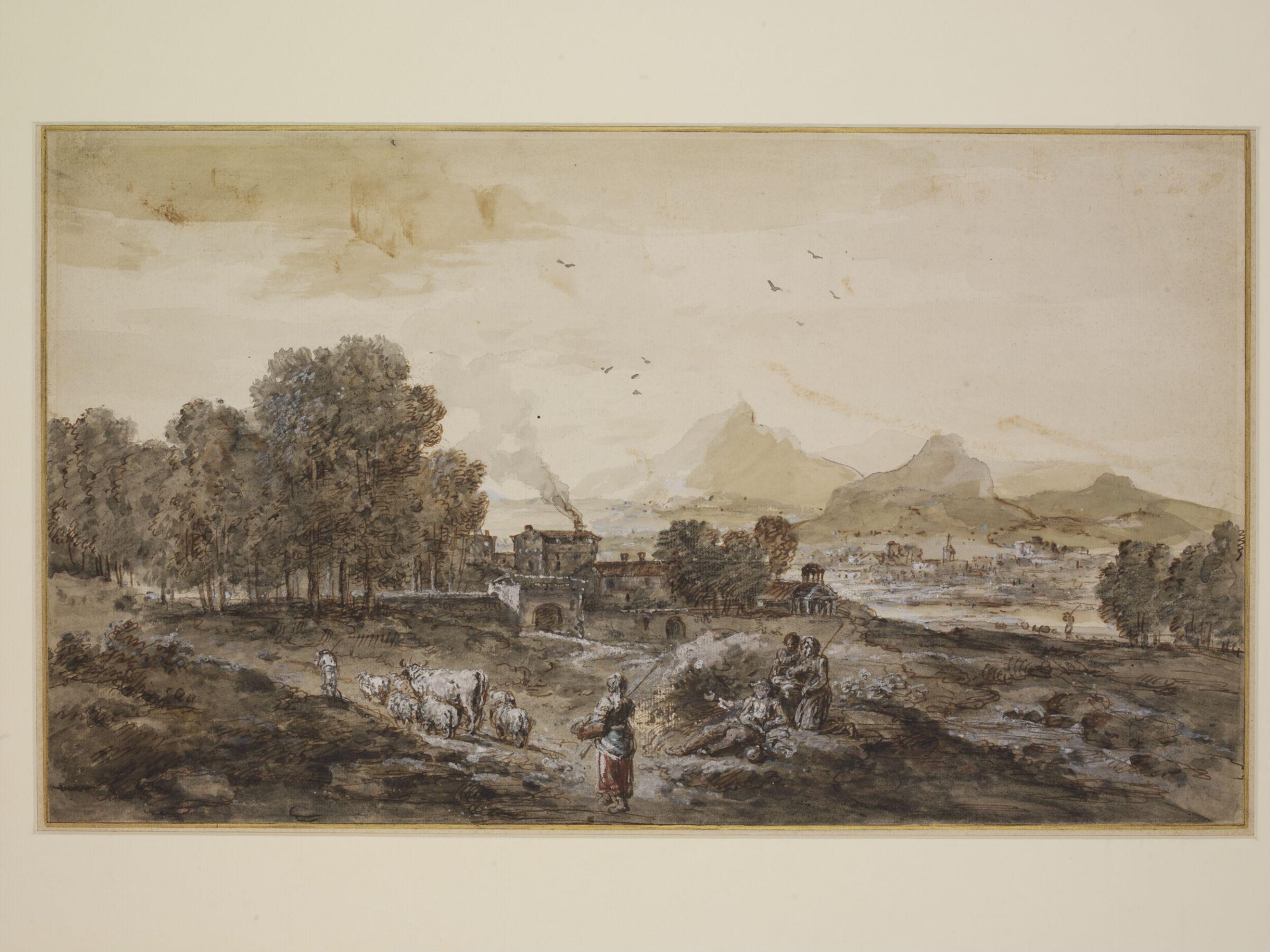 Drawing, Francesco Zuccarelli, 18th century