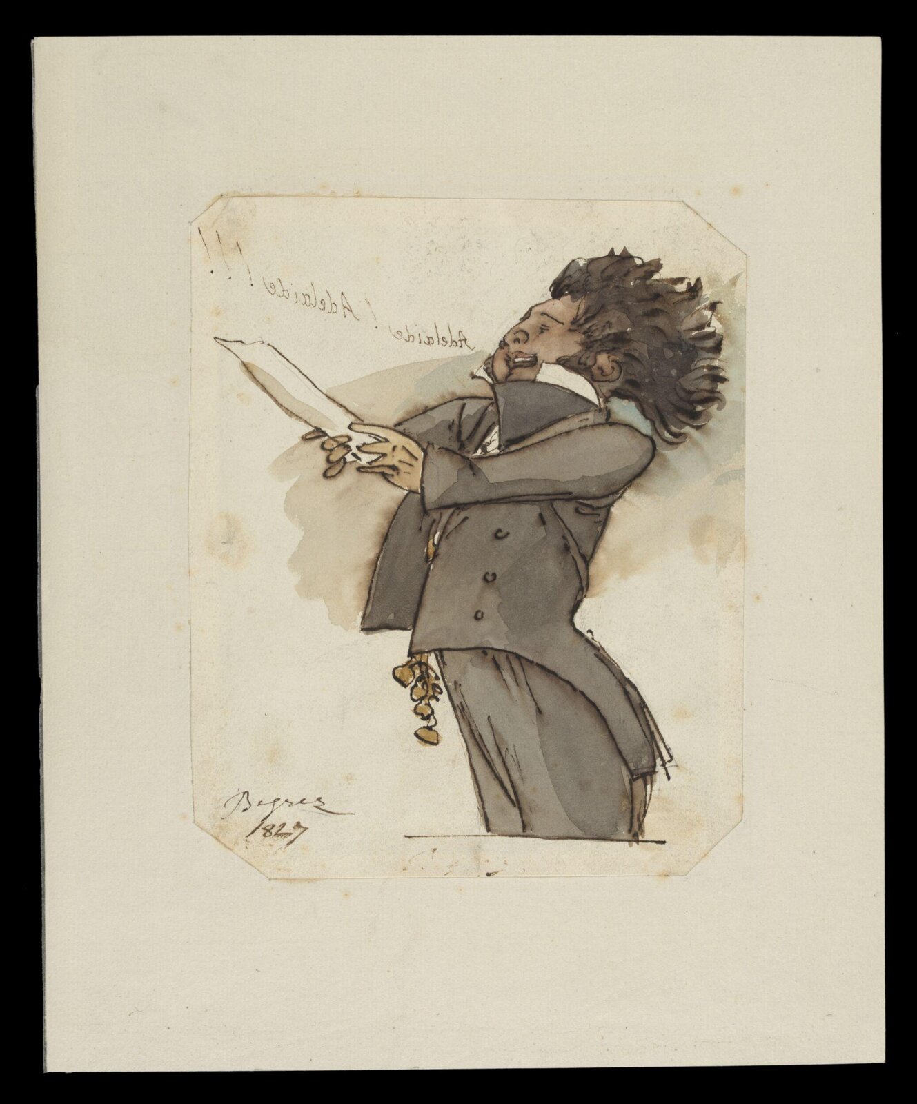 H Beard Print Collection, Alfred Edward Chalon, 1827