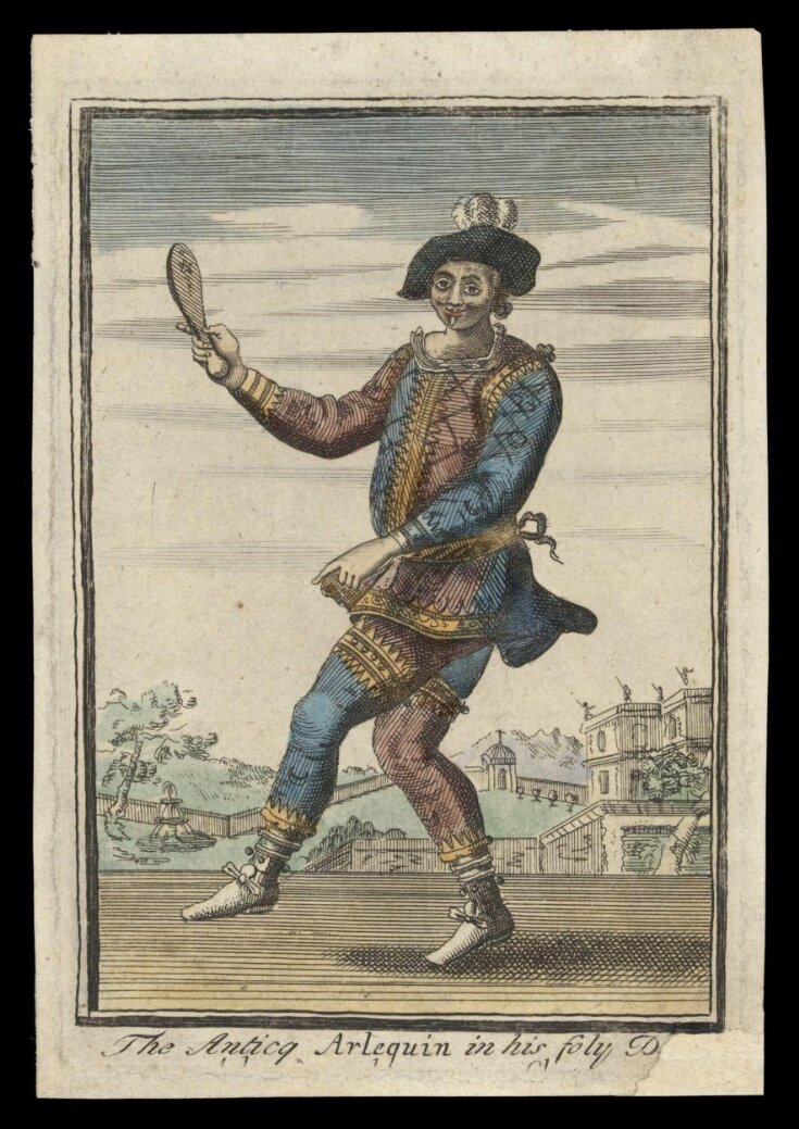 The Anticq Arlequin in his foly D(ance) Bouché, Peter Paul V&A