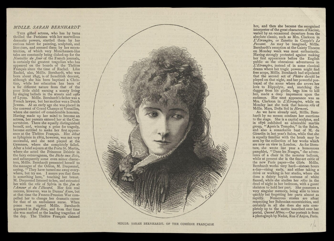 Nadar, H Beard Print Collection