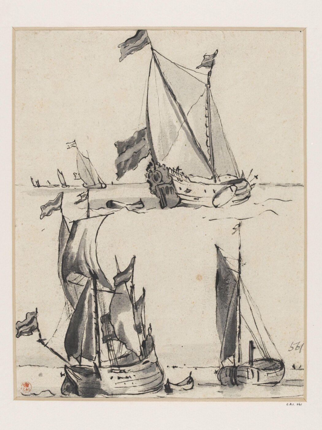 Unknown, Two Scenes of Shipping