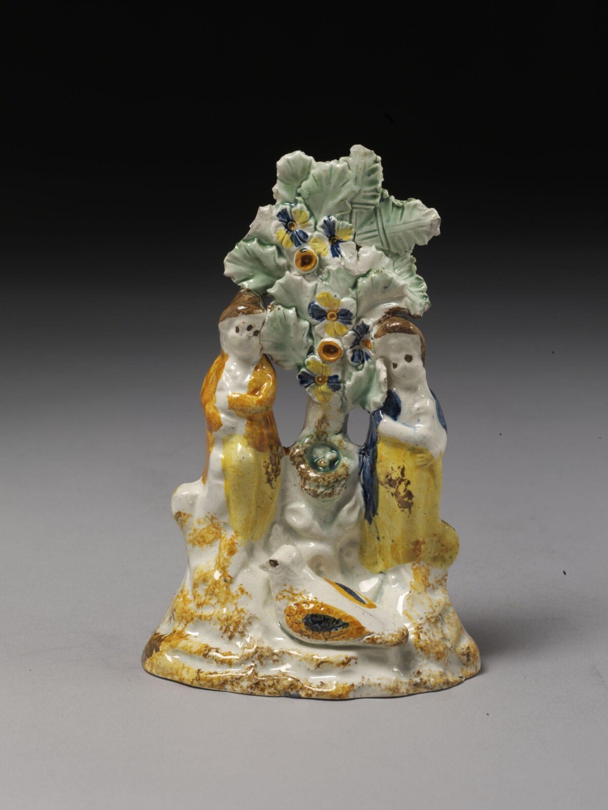 Boy and girl with a dove, 1800-1830