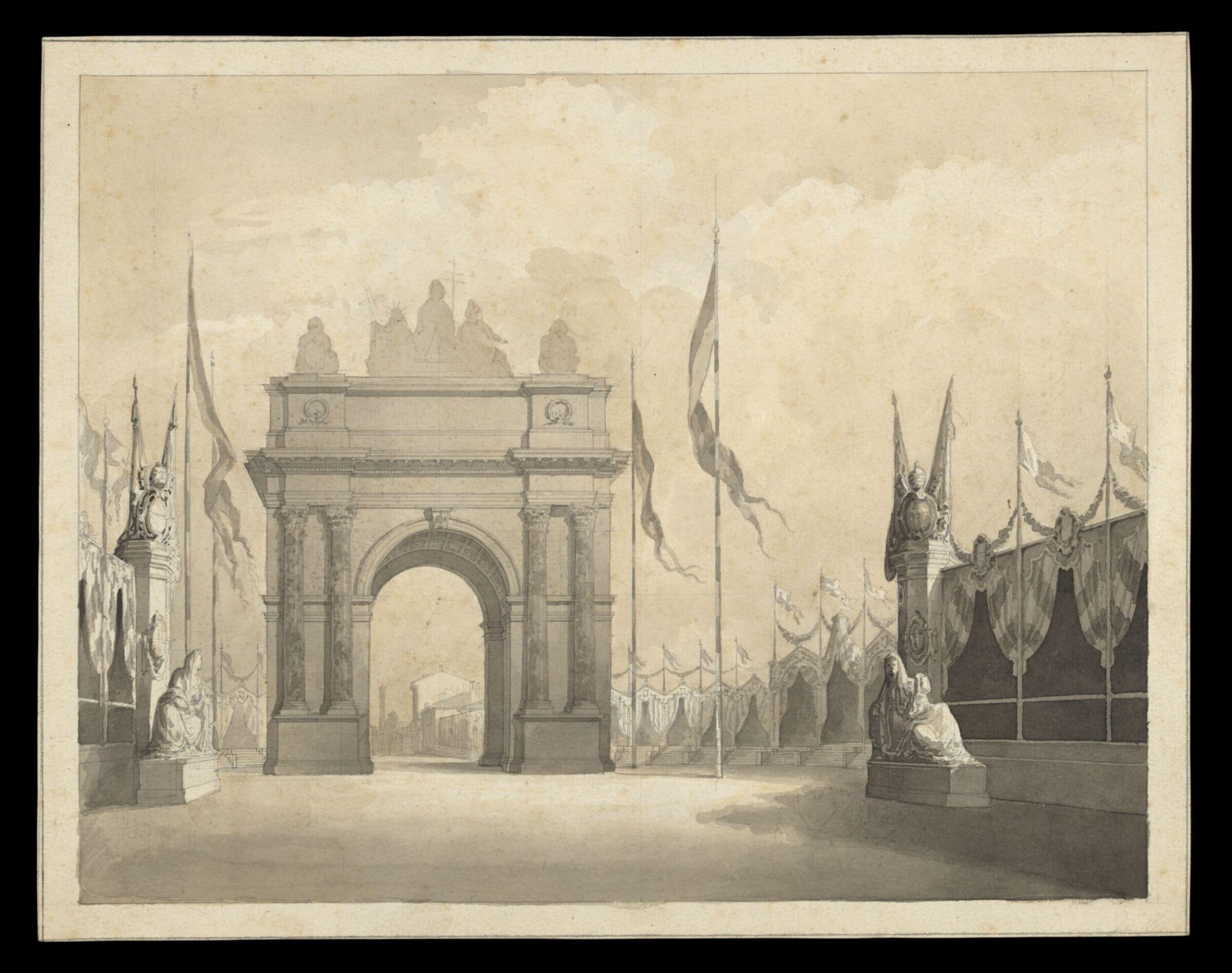 Harry Beard Print Collection, Sacchetti, ca. 19th century