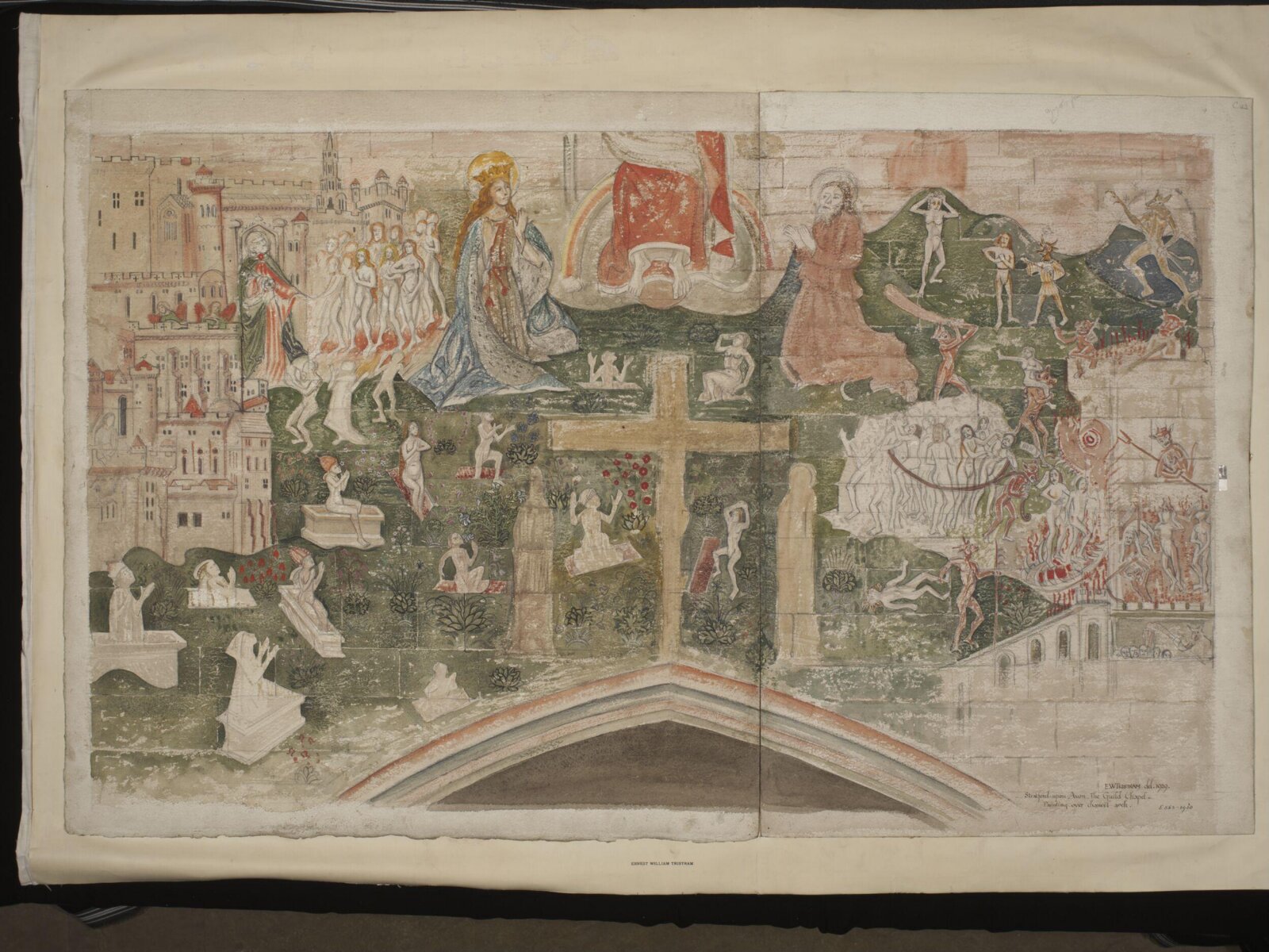 Drawing, Ernest William Tristram, 1929