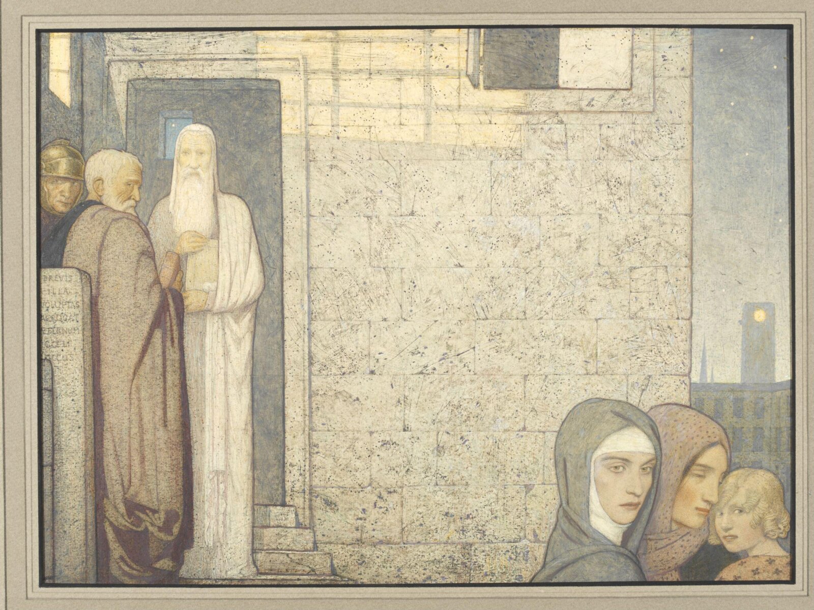 The Renunciants, Frederic Cayley Robinson, 1916