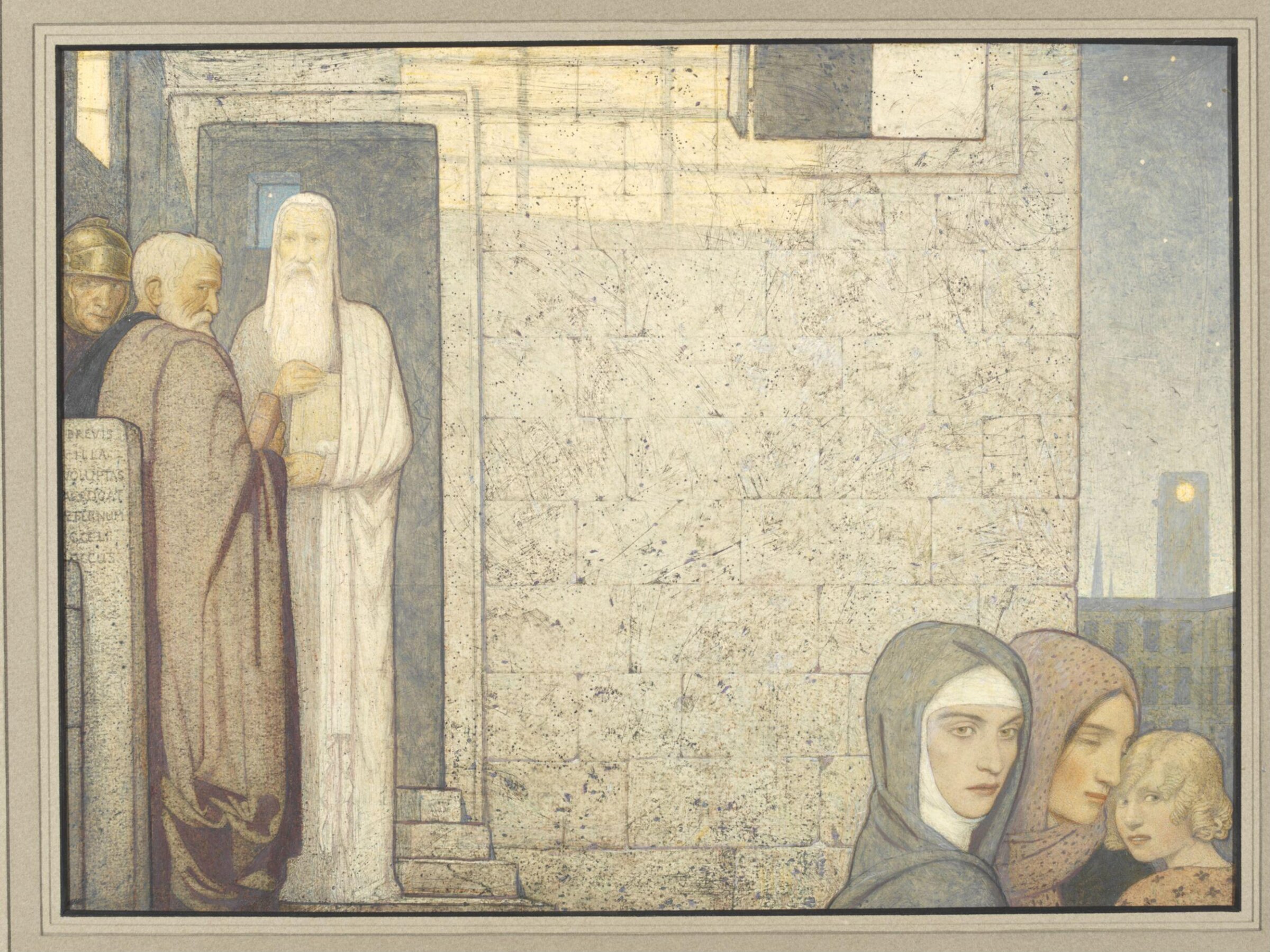 The Renunciants, Frederic Cayley Robinson, 1916