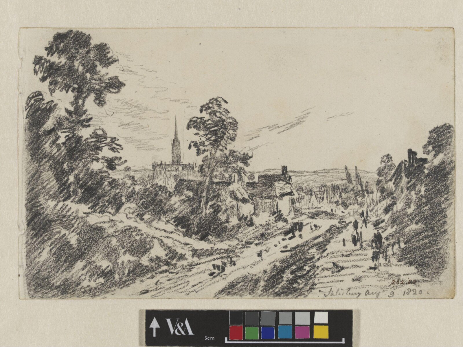A road leading to Salisbury, Constable, 1820, August 9