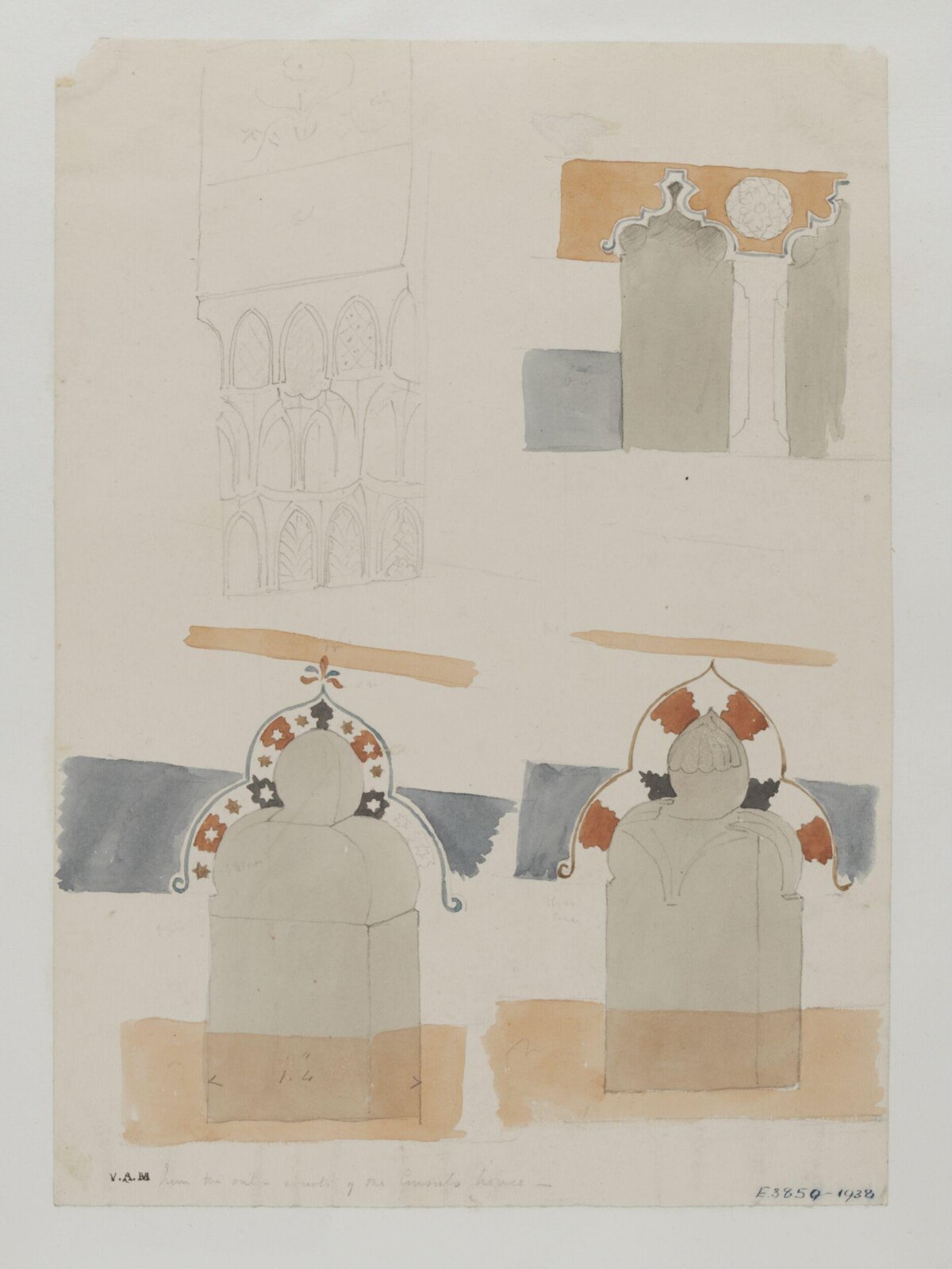 Drawing, James William Wild, 1840s