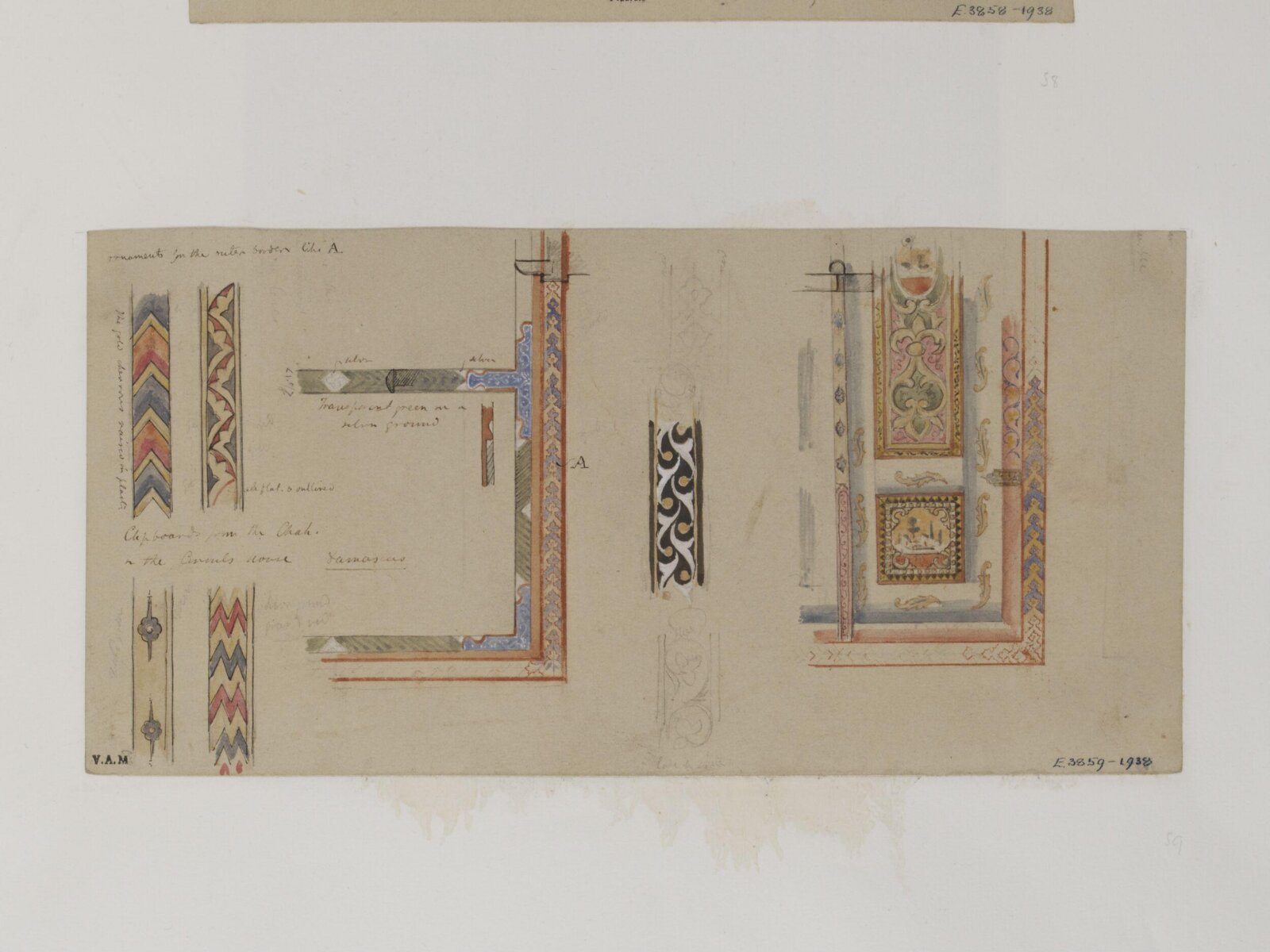 Drawing, James William Wild, 1840s