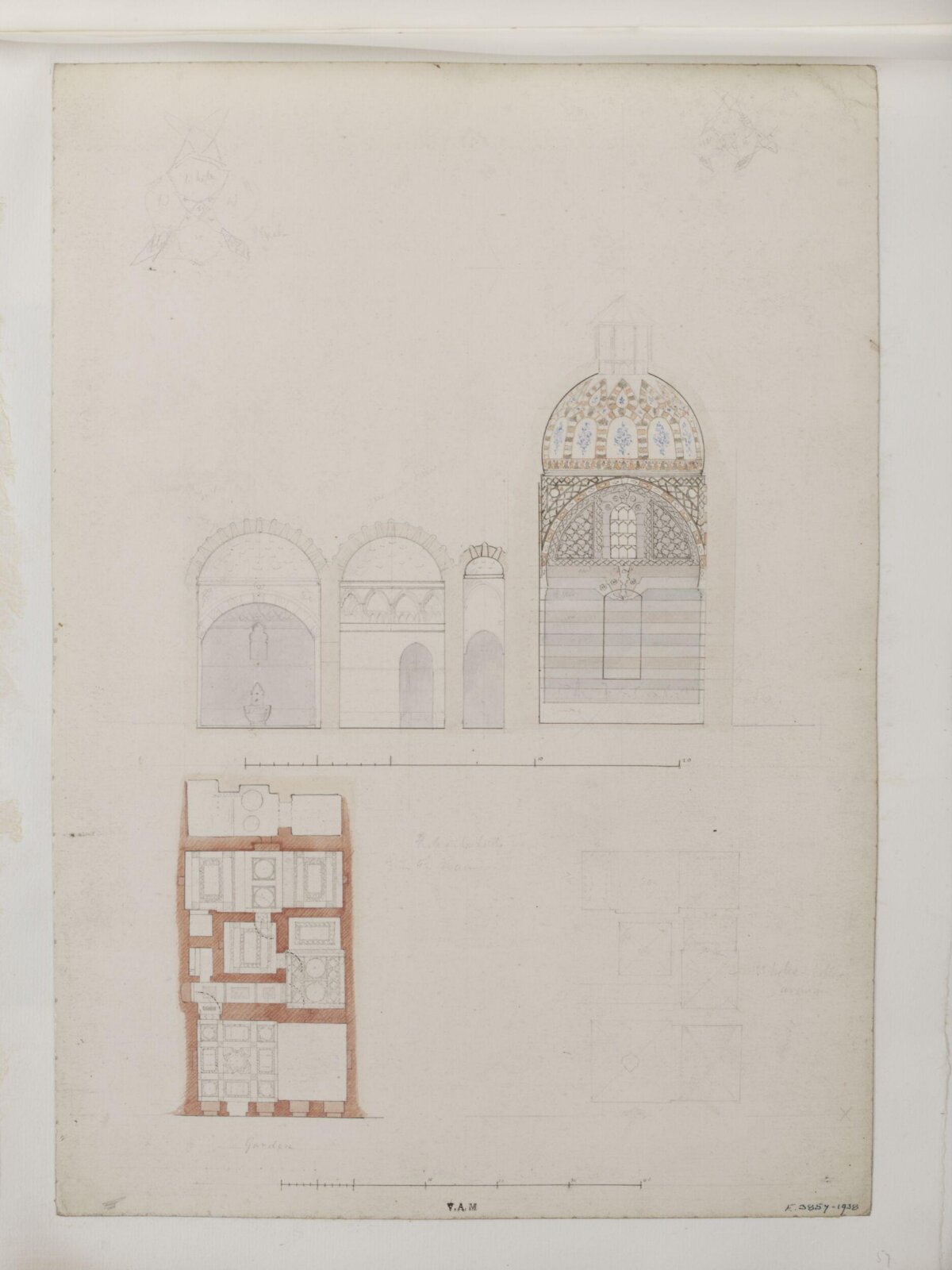 Drawing, James William Wild, 1840s