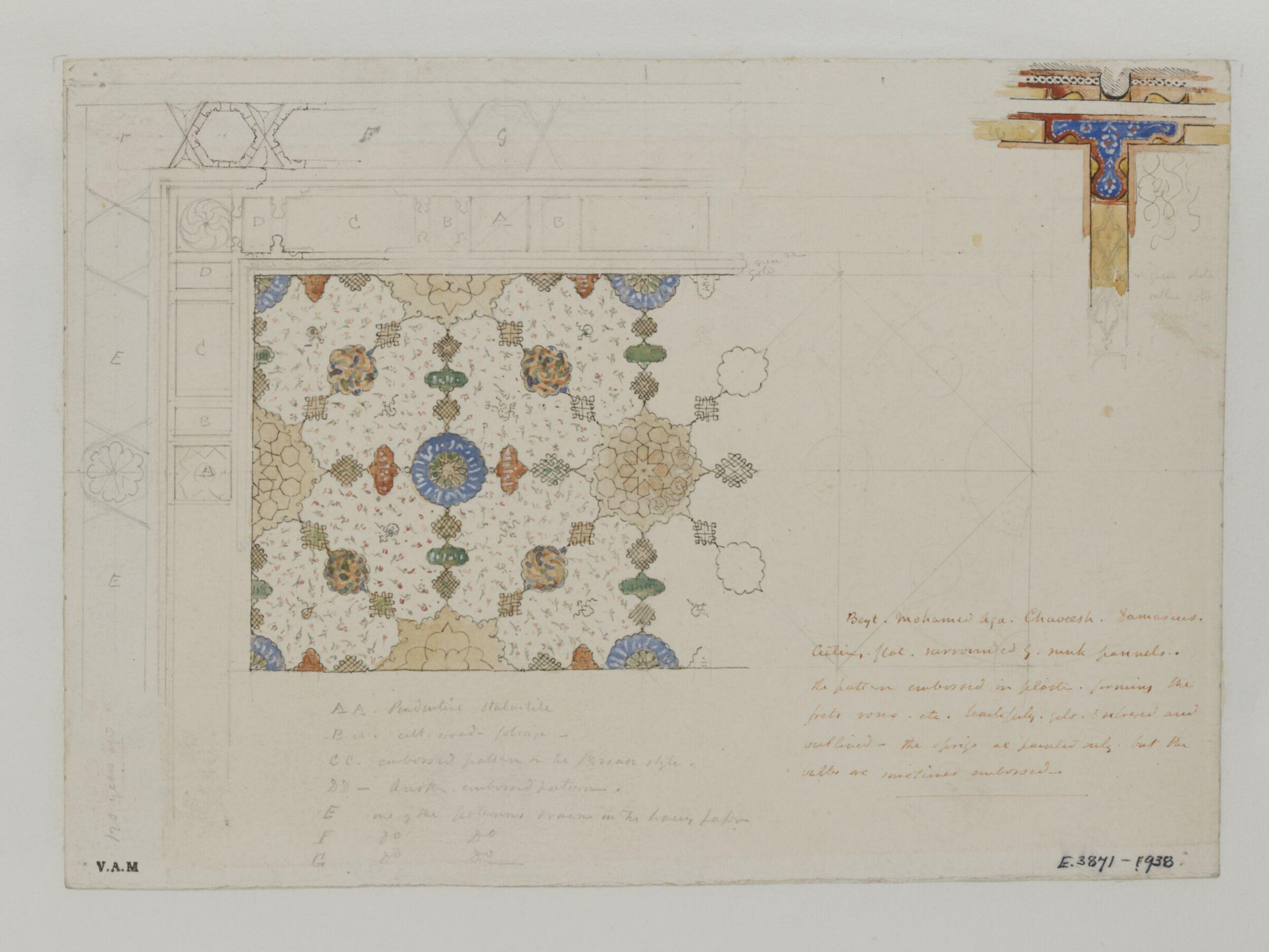 Drawing, James William Wild, 1840s
