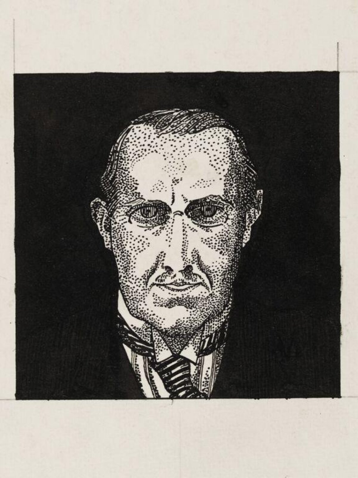 Self-portrait, Charles Ginner, ca. 1920