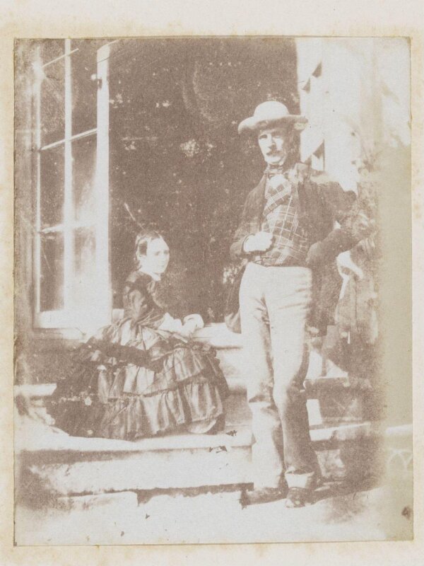 Couple on steps