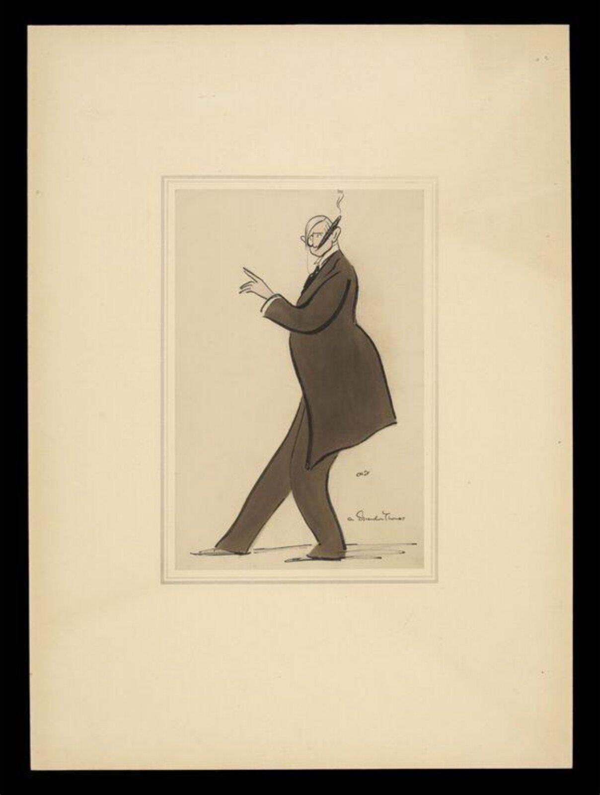 Brandon Thomas, Max Beerbohm, ca. late 19th century