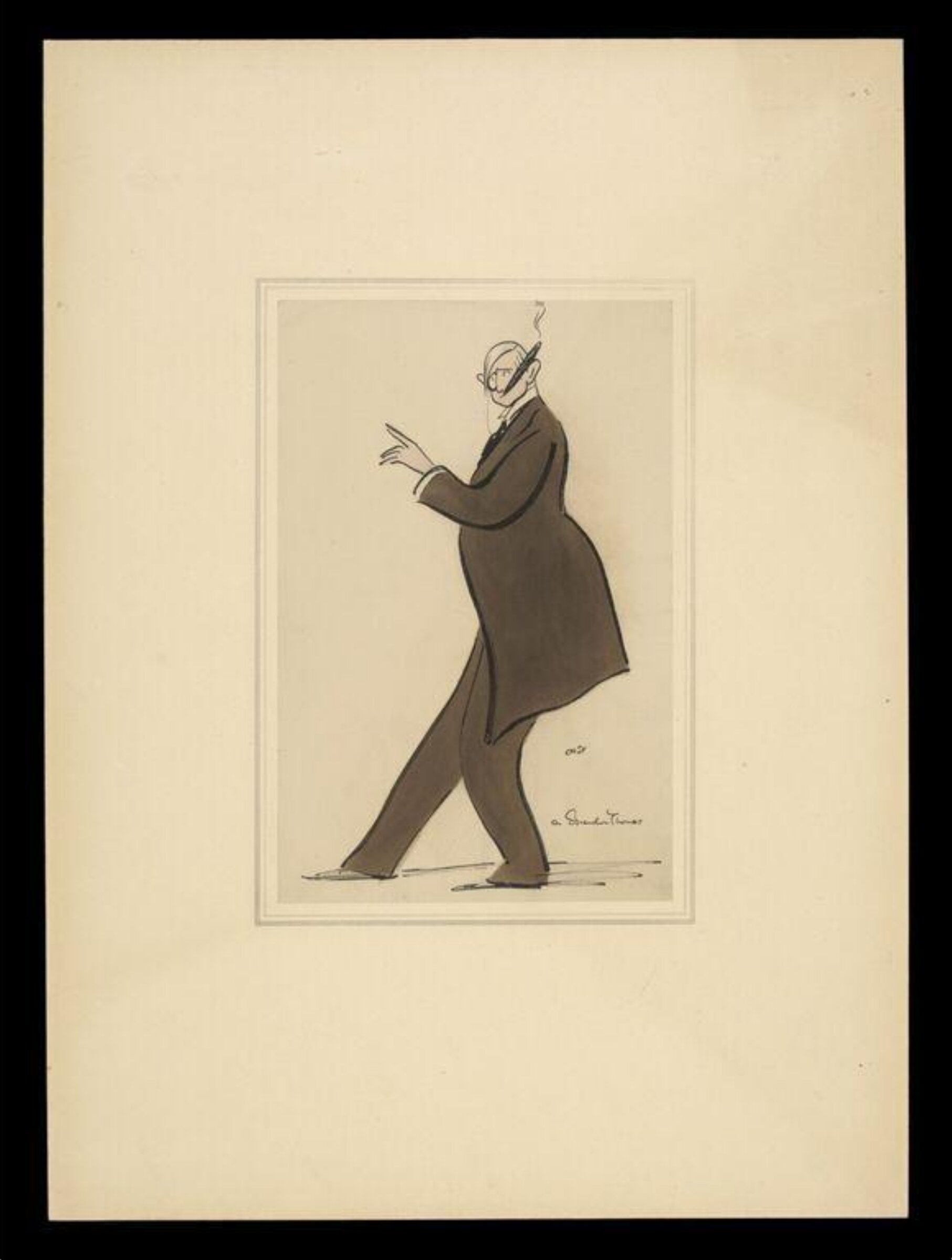 Brandon Thomas, Max Beerbohm, ca. late 19th century