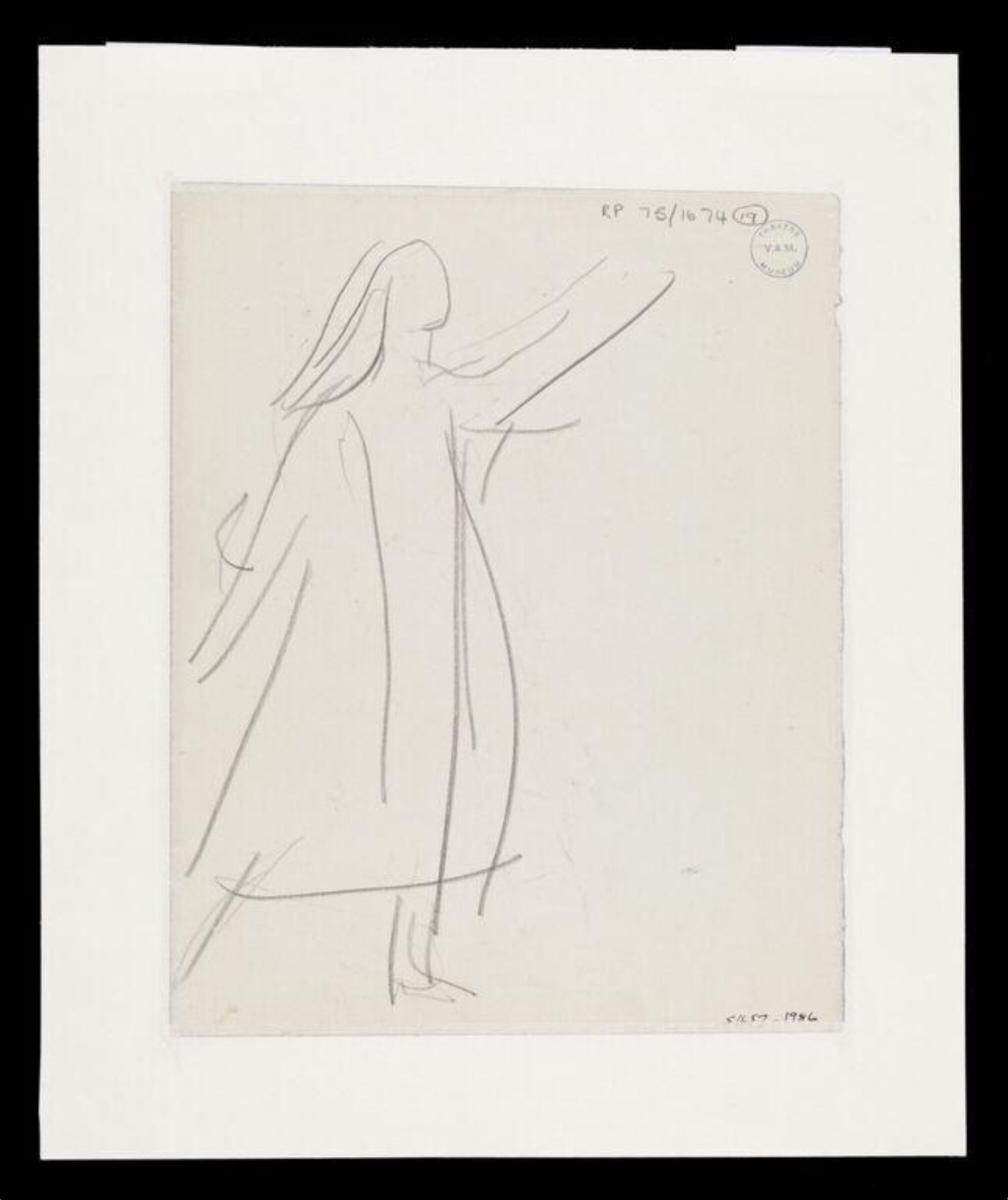 Drawing, Laura Knight, ca. 1930s