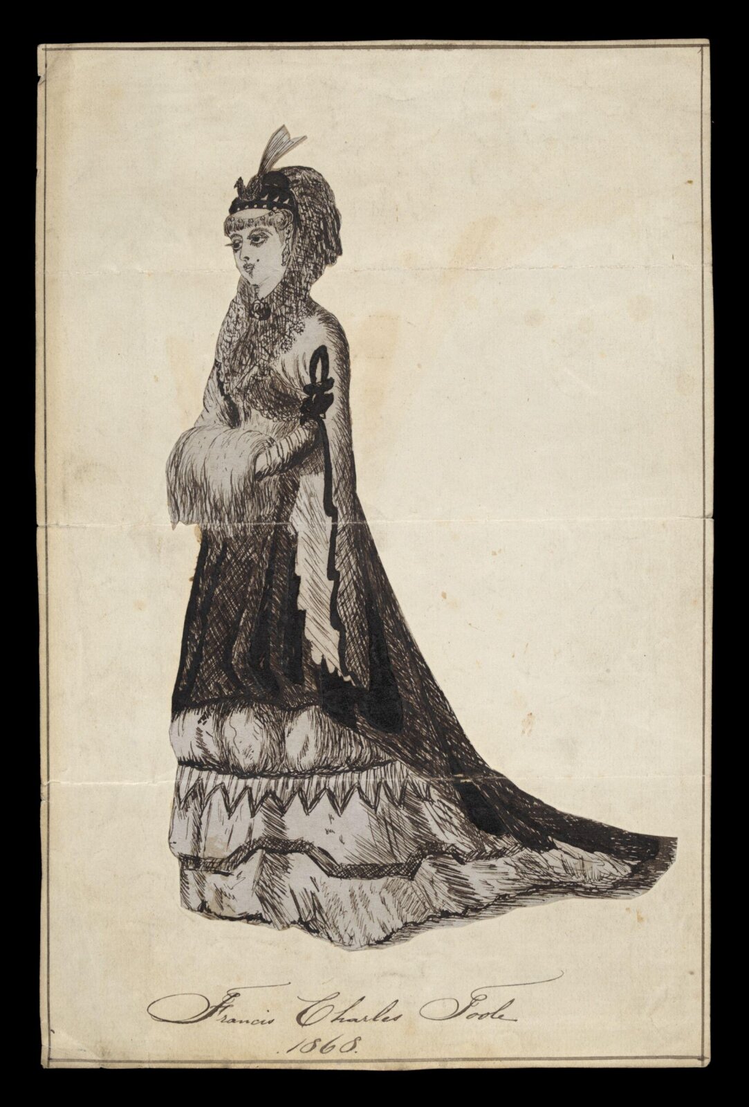 Drawing, Francis Charles Toole, 1868
