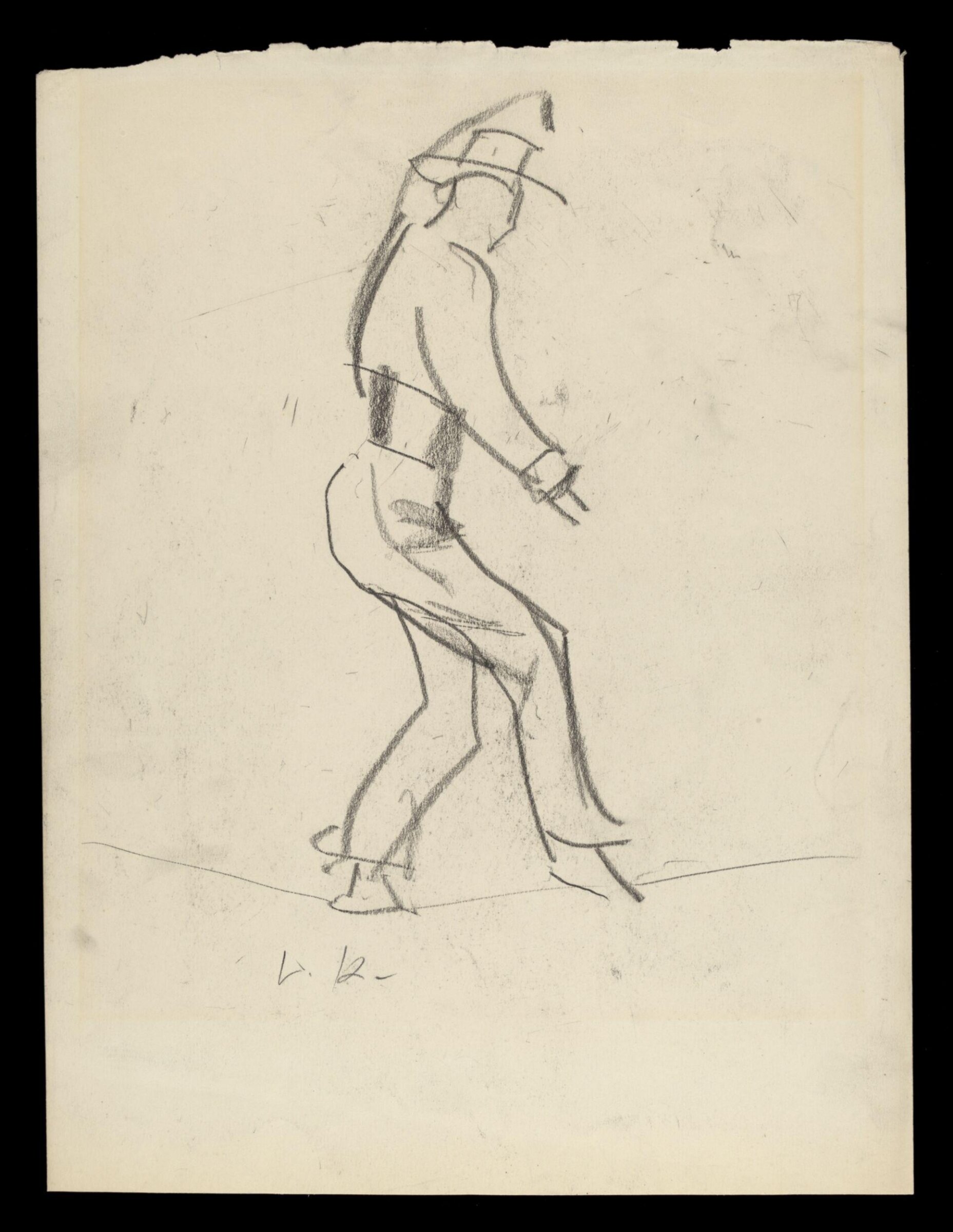Laura Knight sketch of Con Colleano, Laura Knight, ca.1933
