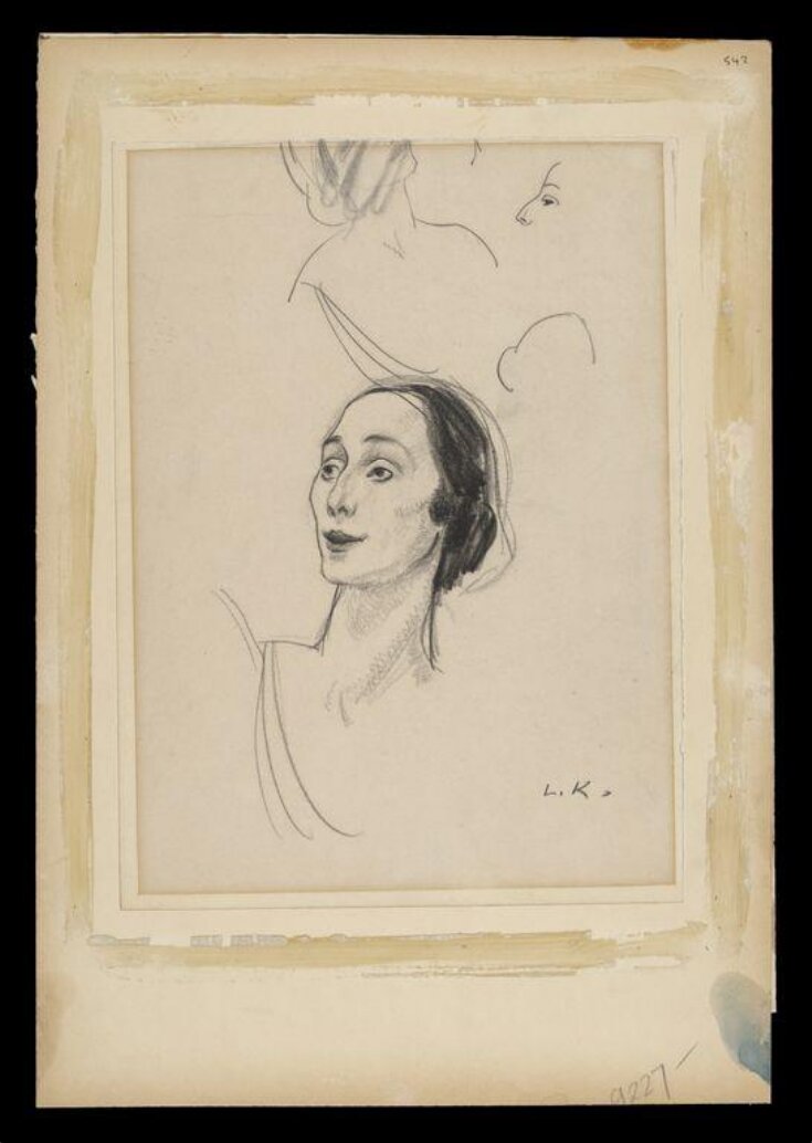 Portrait of Anna Pavlova by Laura Knight top image