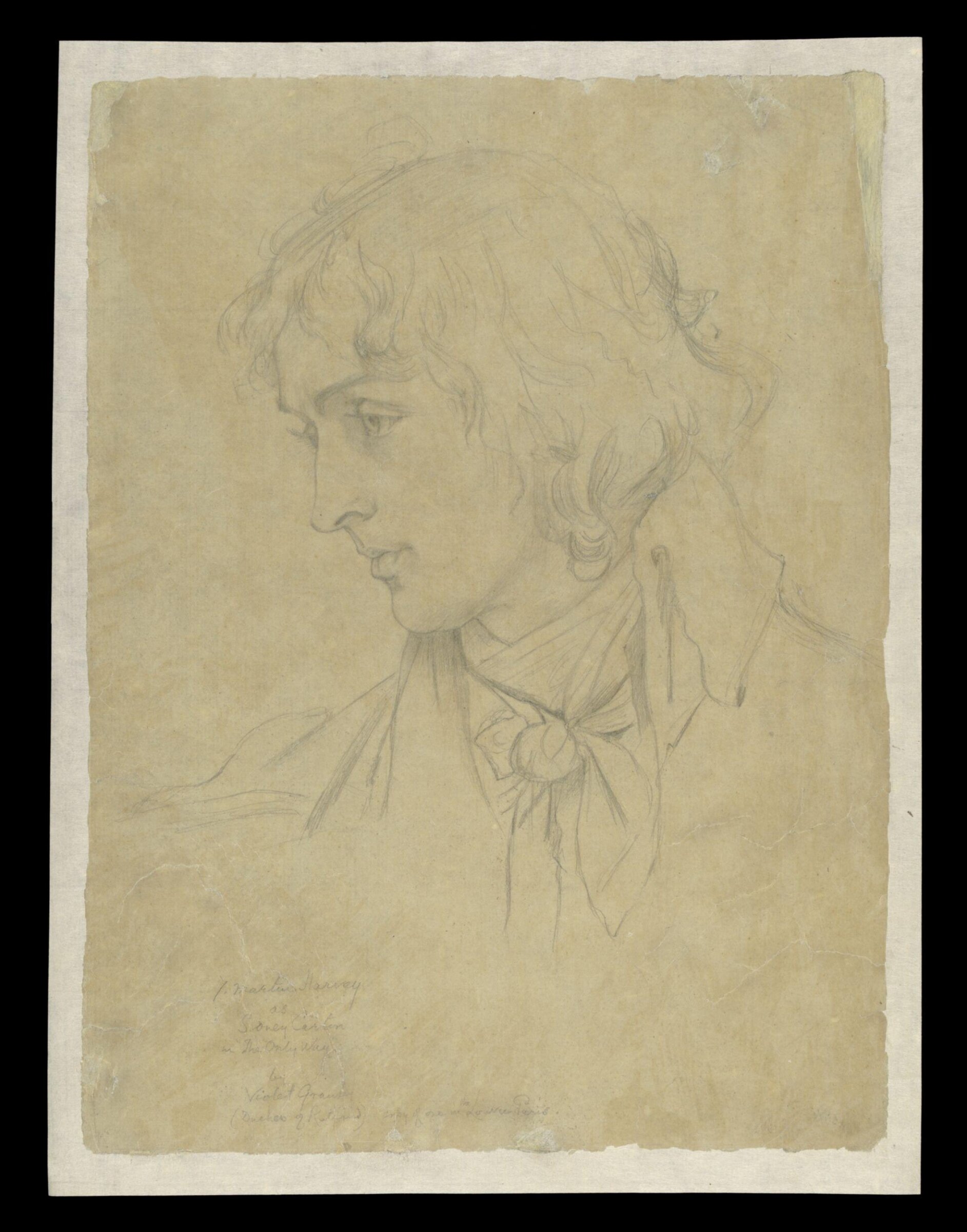 Portrait of Sir John Martin Harvey, Violet Rutland, ca. 1899