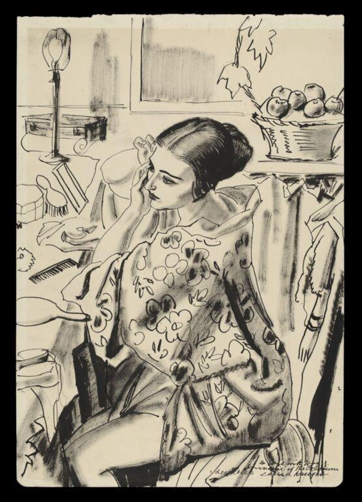 Drawing, Laura Knight, 1924