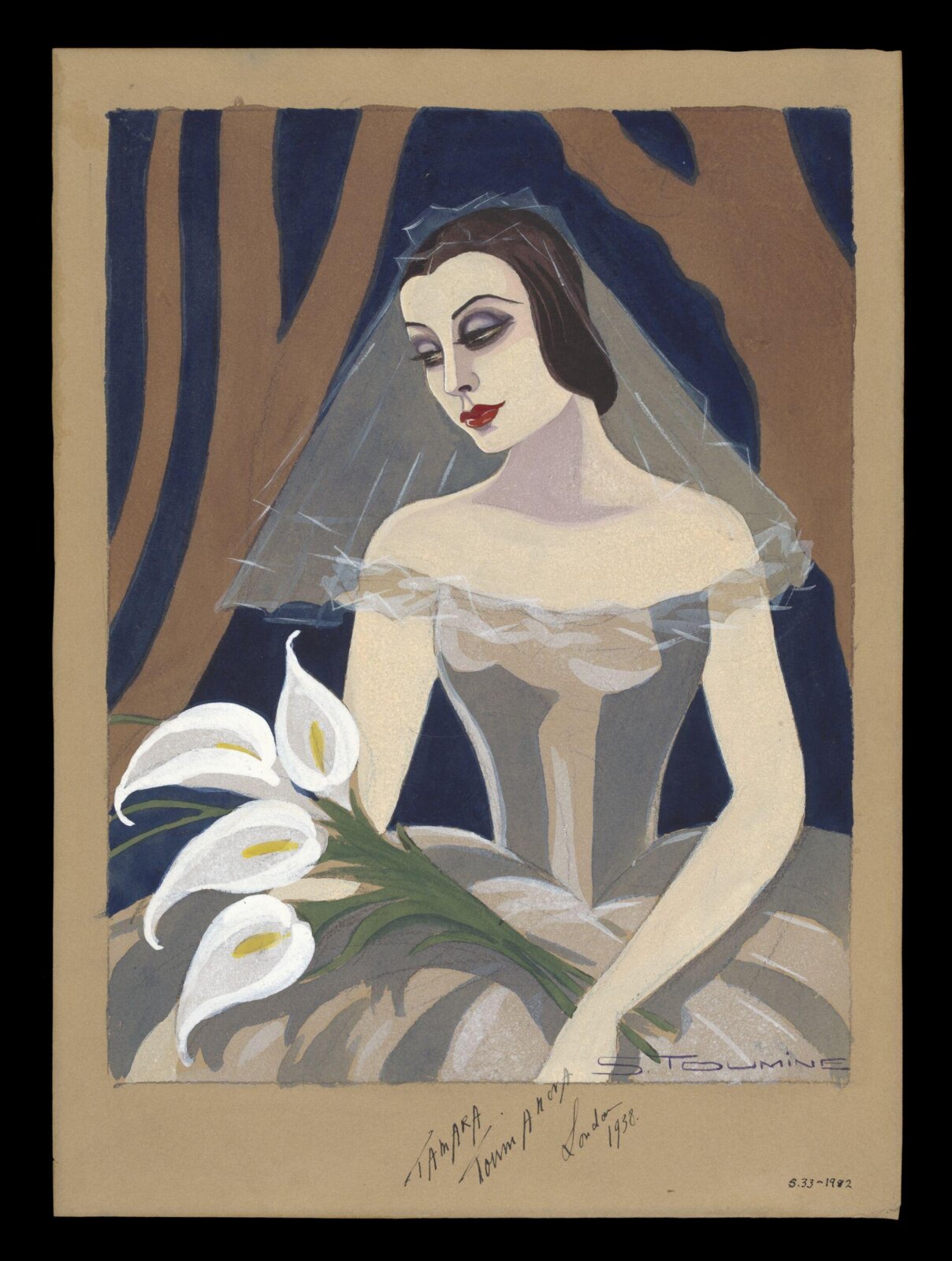 Painting, Toumine, 1938