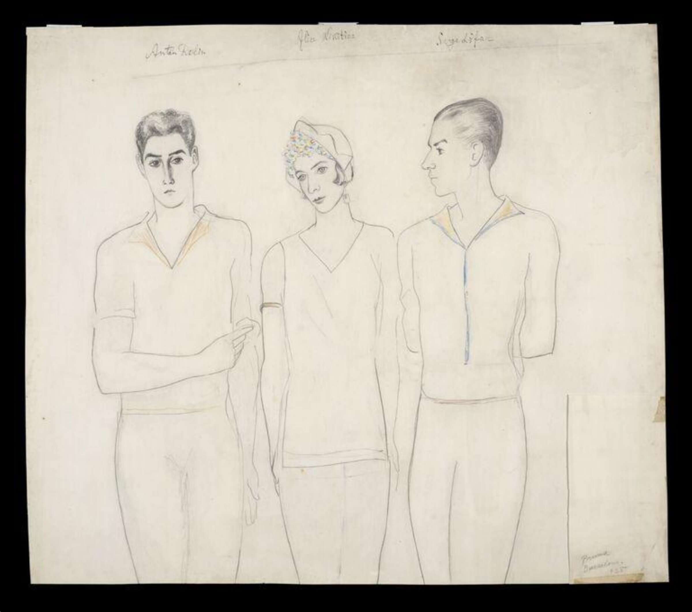 Drawing, Pedro Pruna, 1925