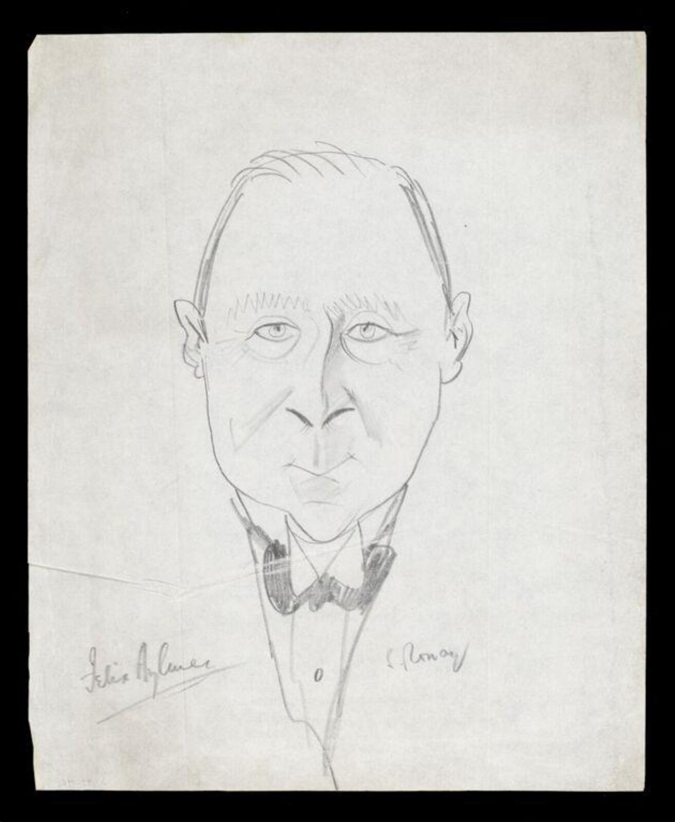 Drawing, S. Ronay, ca. 1930