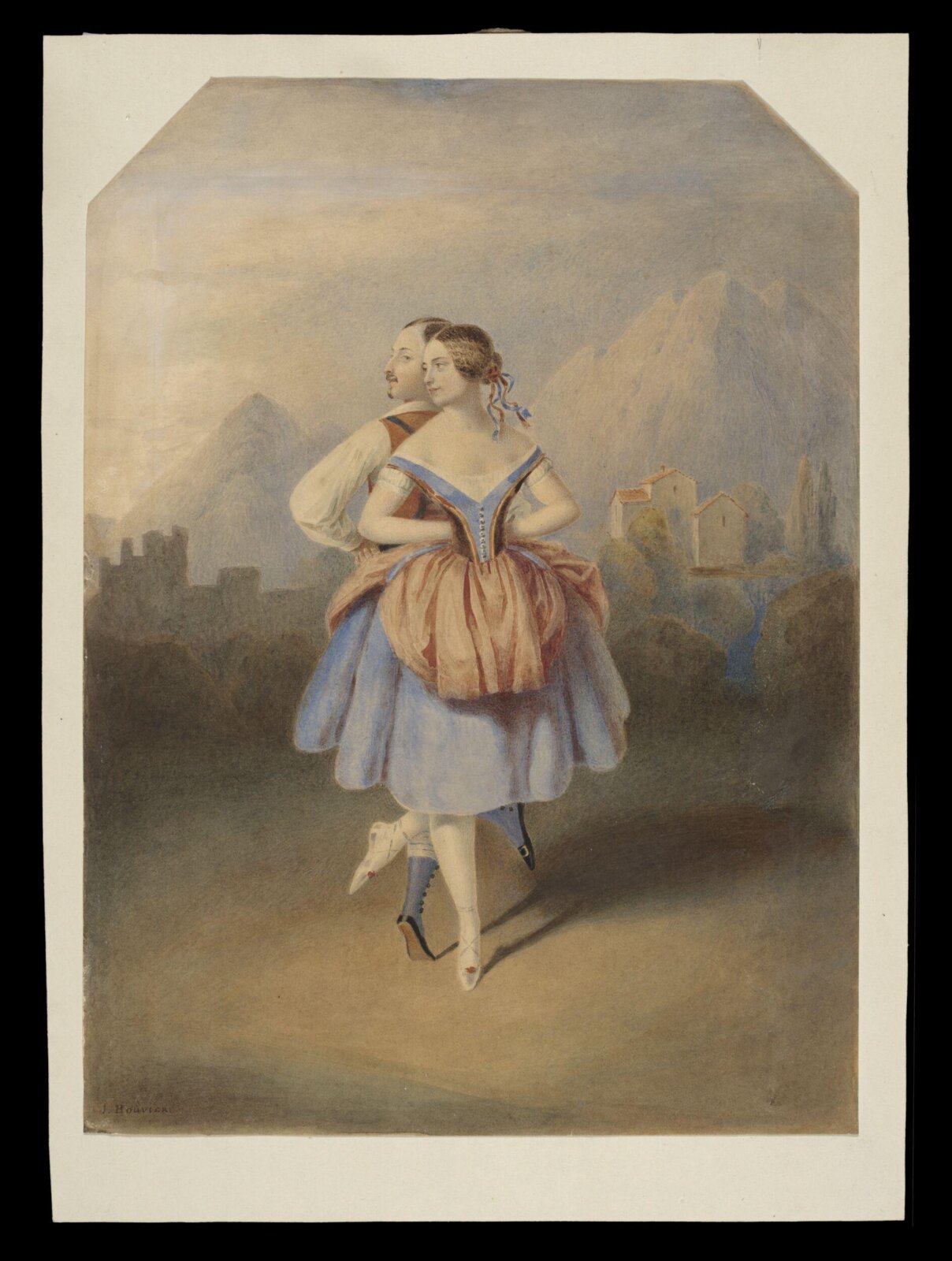 Drawing, Jules Bouvier, 1840s
