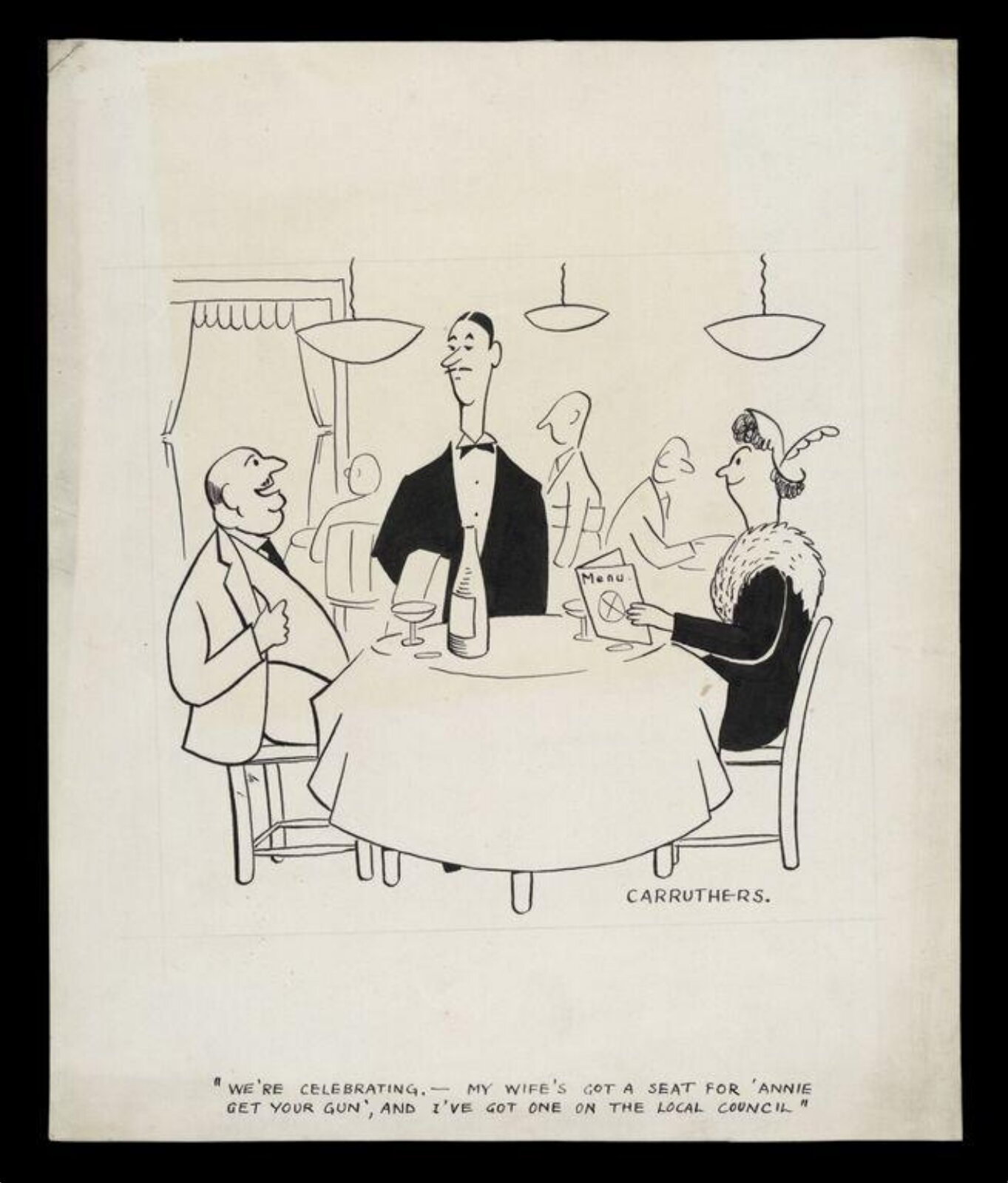 Drawing, Carruthers, ca. 1940s