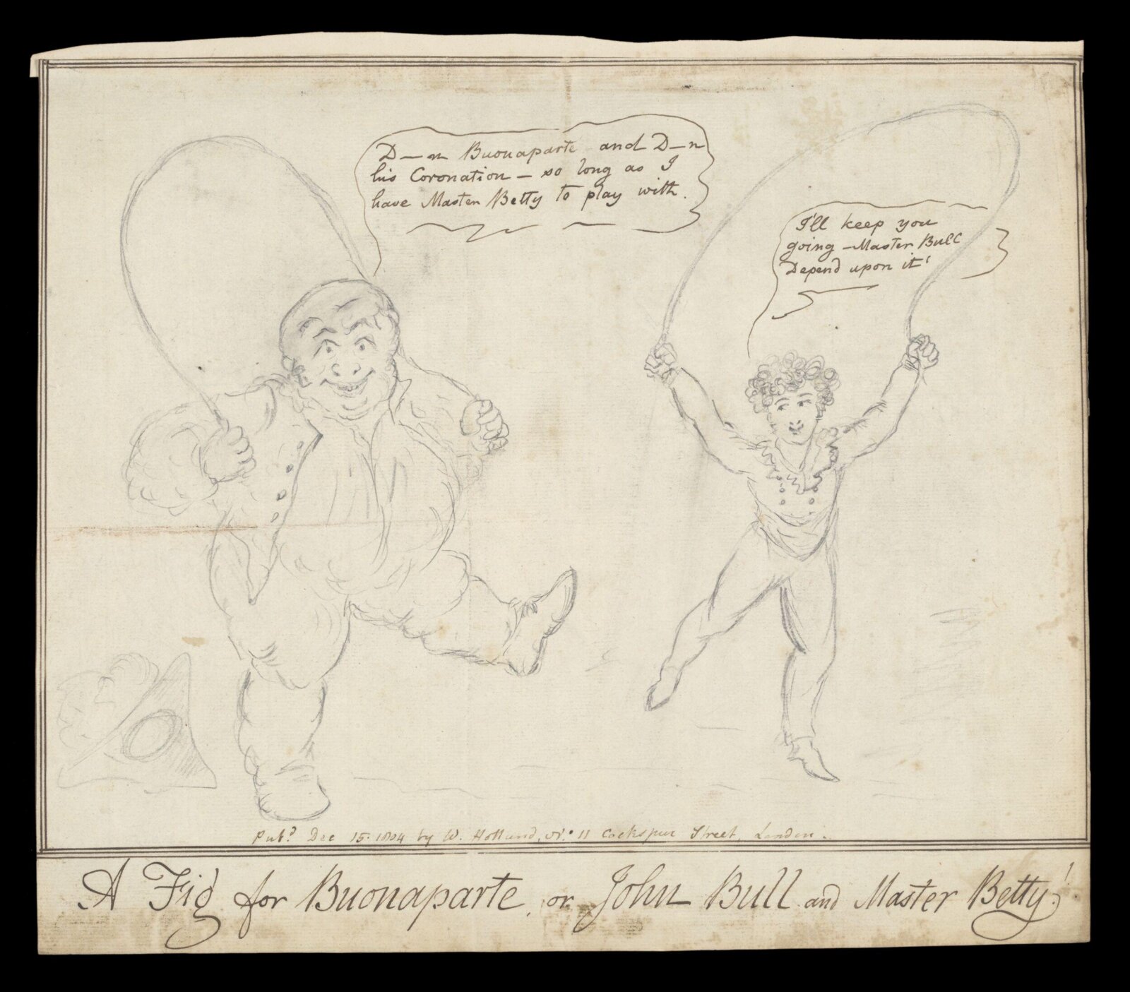 Drawing, December 1804