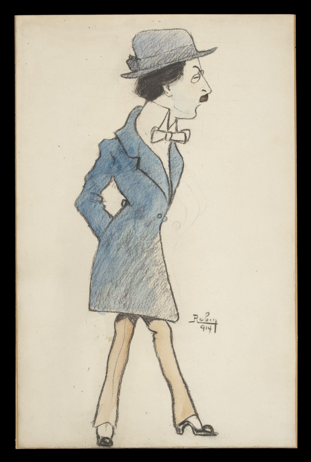 Drawing, Rubin, 1914