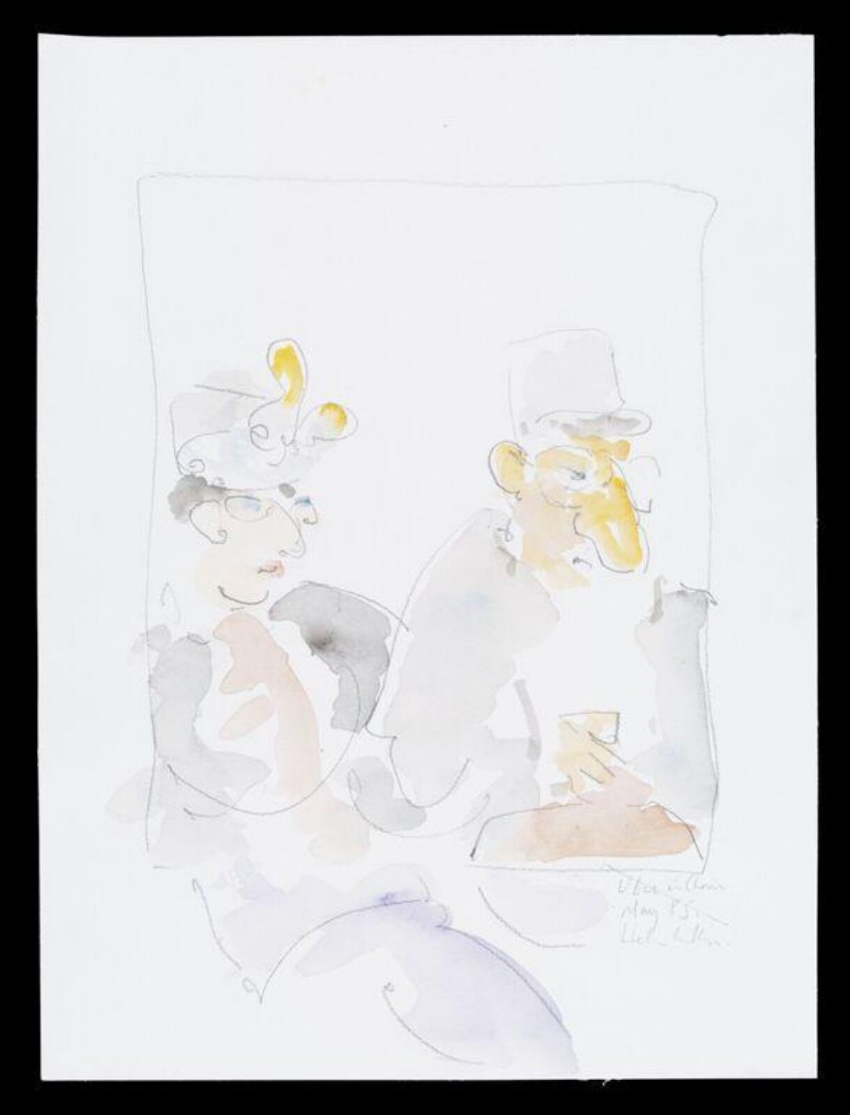 Drawing, Helen Wilks, May 1985